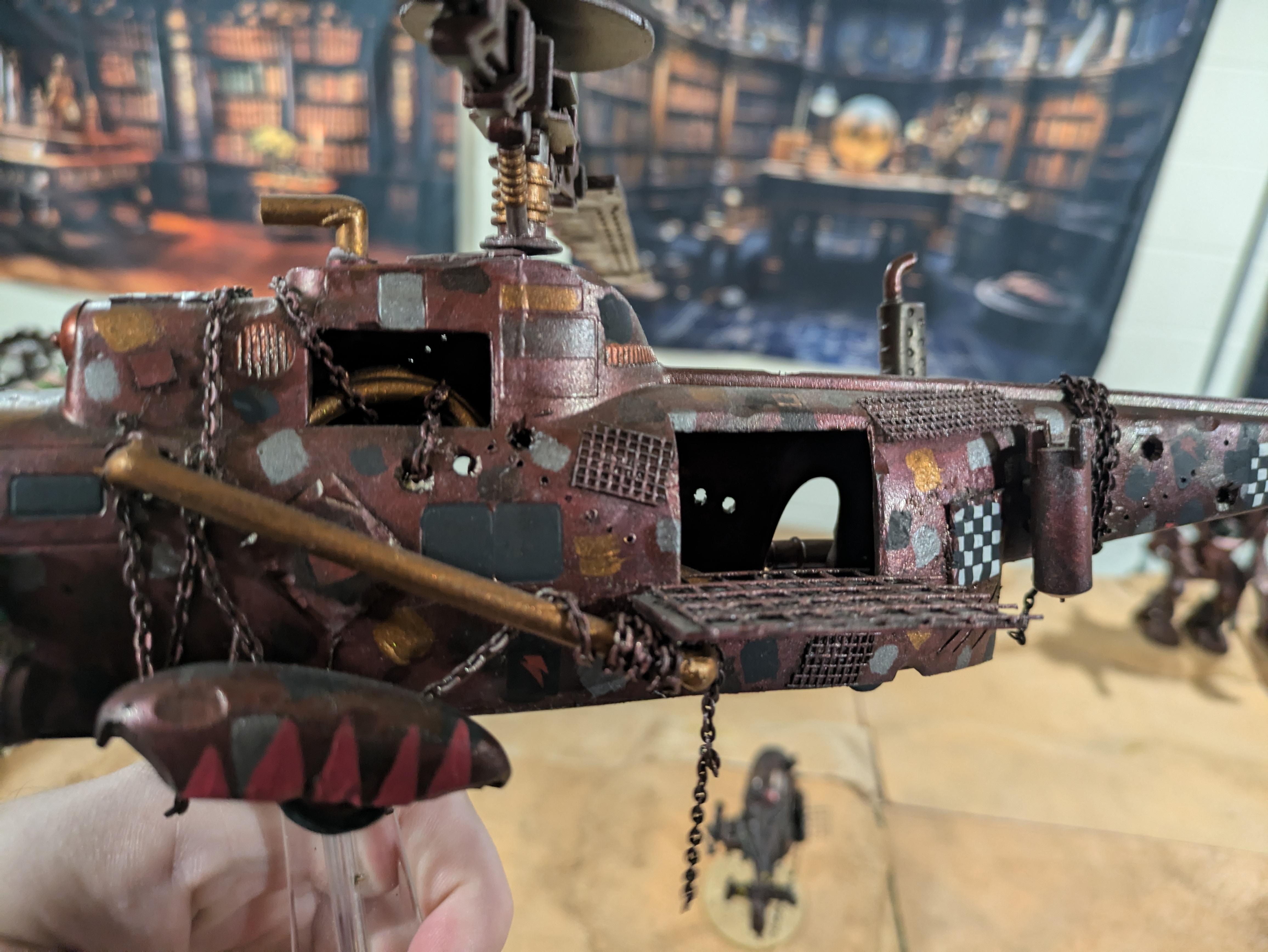 Chinork, Conversion, Converted Kopta, Helicopter, Kitbashed Warkopta, Kopta, Ork Helicopter, Ork Warkopta, War Kopta, War Kopta Conversion, Warkopta, Warkopta Conversion