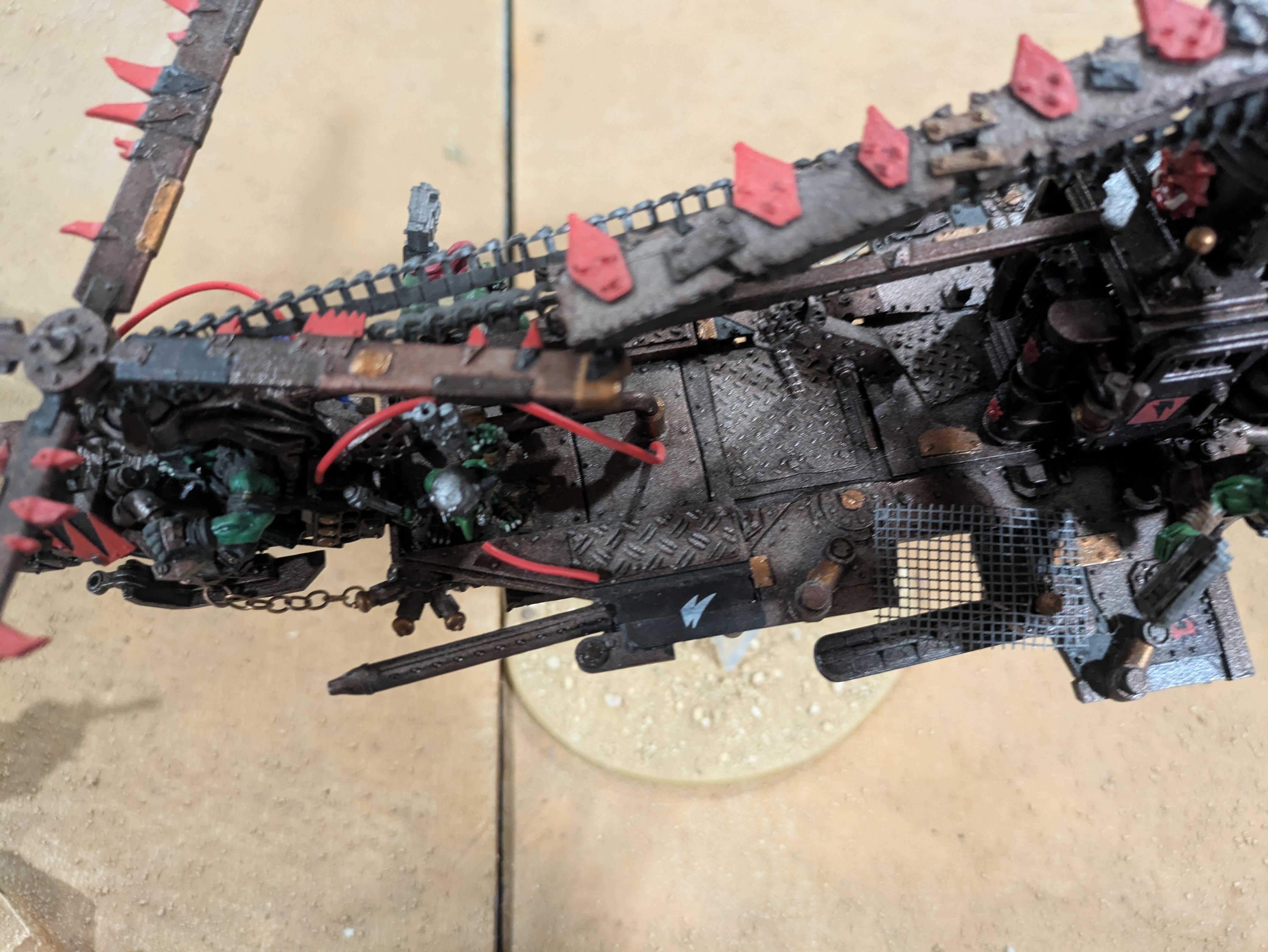 Chinork, Conversion, Converted Kopta, Helicopter, Kitbashed Warkopta, Kopta, Ork Helicopter, Ork Warkopta, War Kopta, War Kopta Conversion, Warkopta, Warkopta Conversion