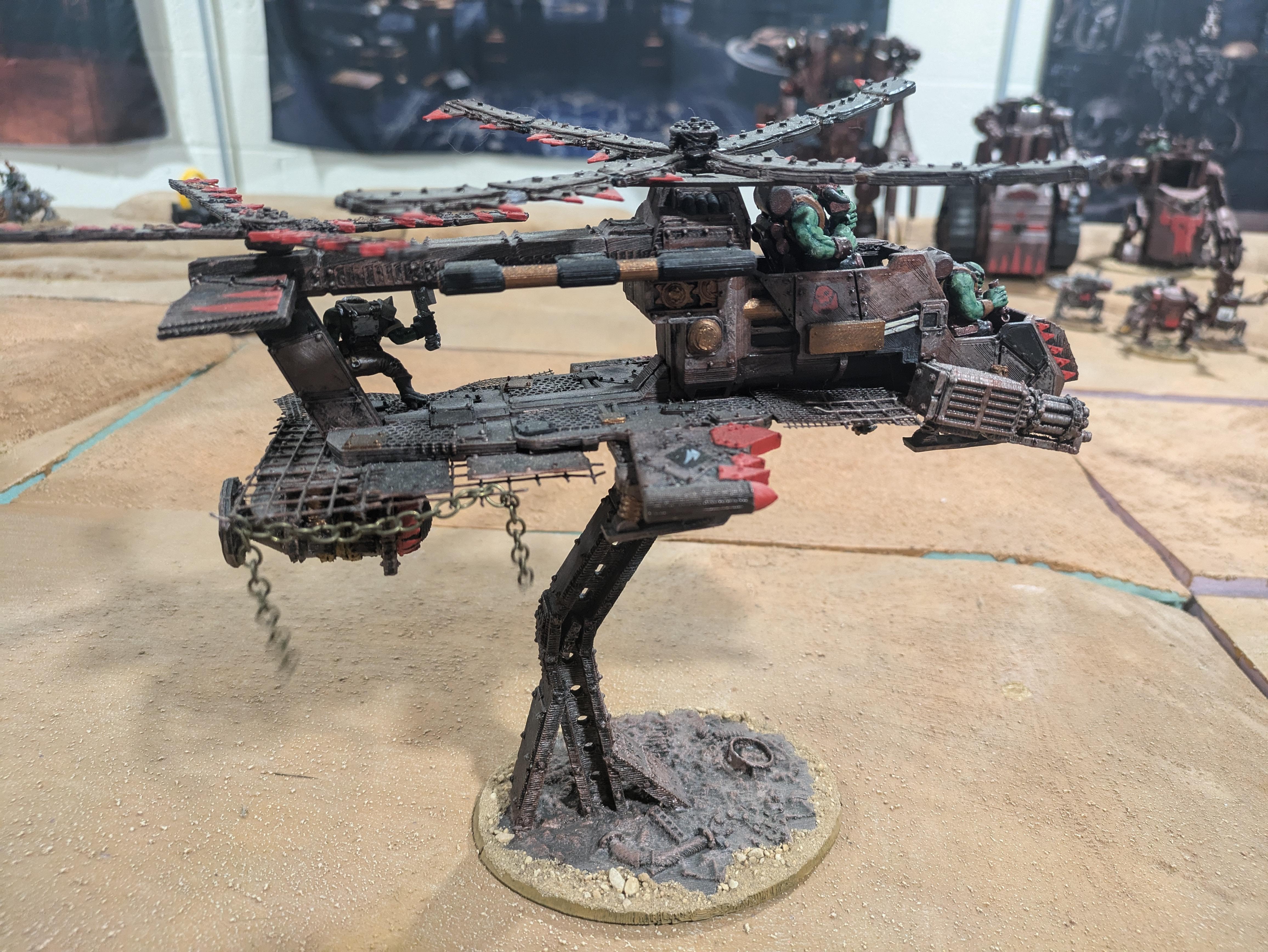 Chinork, Kitbashed Warkopta, Ork Warkopta, Warkopta