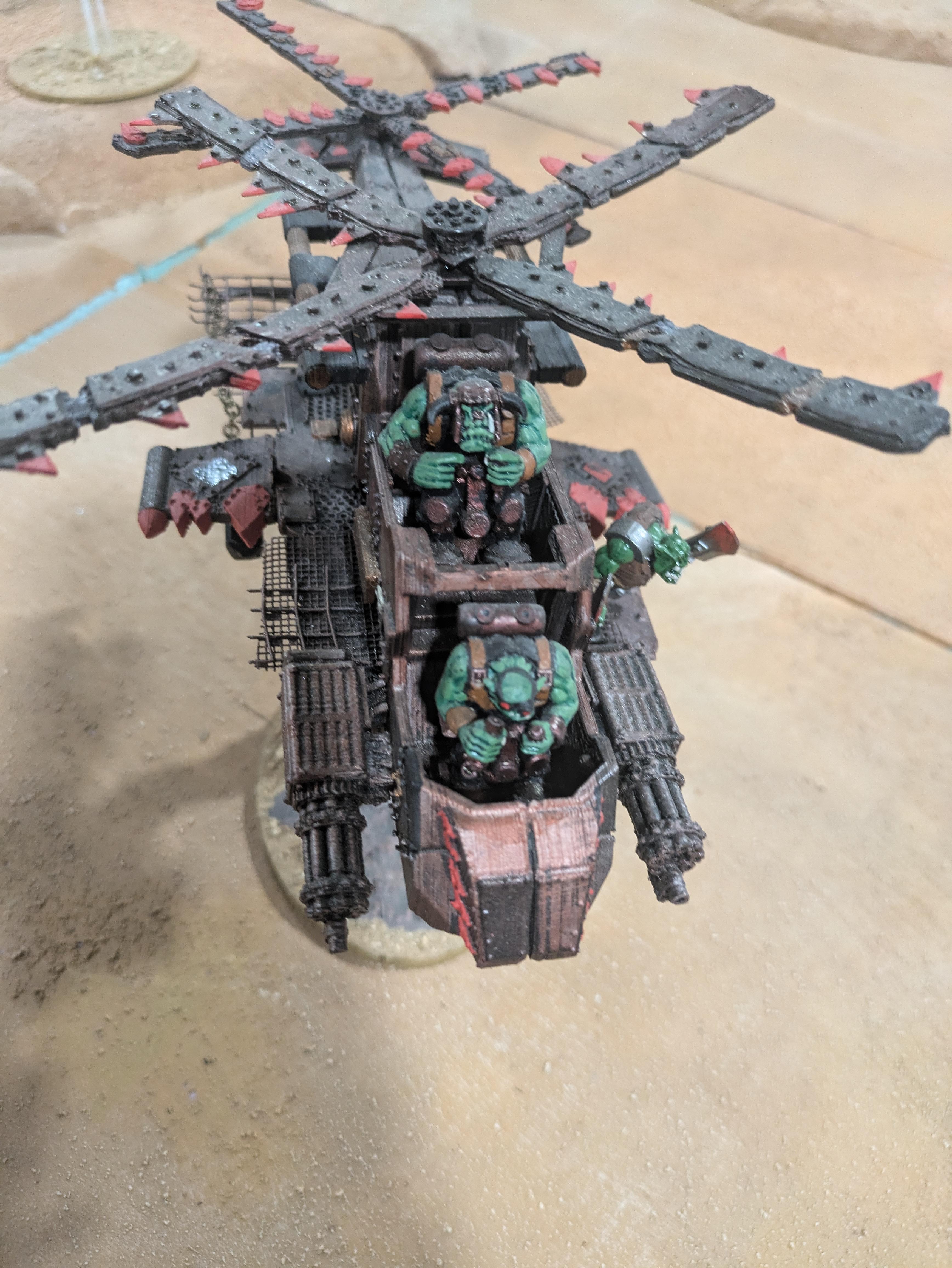 Chinork, Kitbashed Warkopta, Ork Warkopta, Warkopta