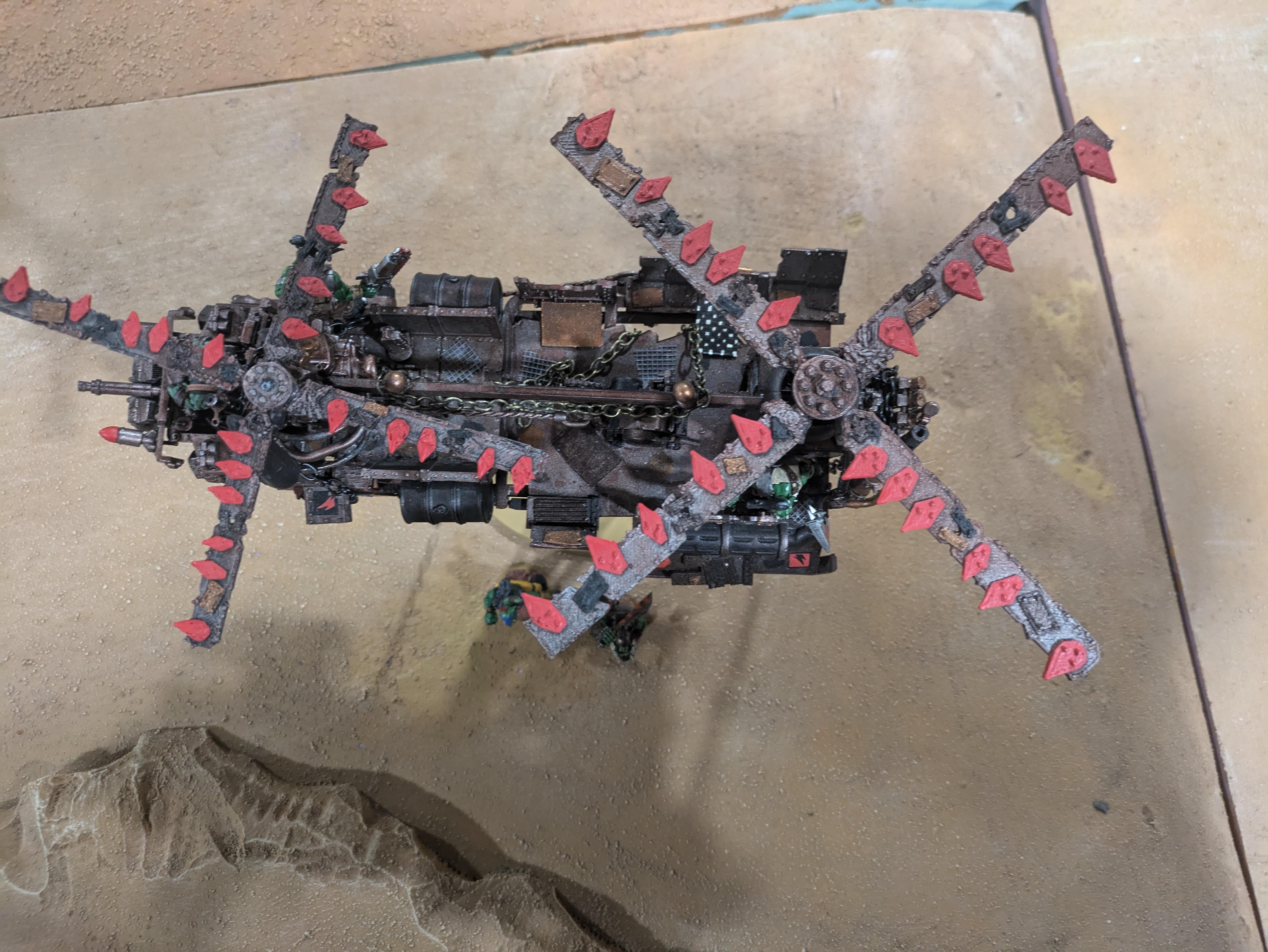 Chinork, Conversion, Converted Kopta, Helicopter, Kitbashed Warkopta, Kopta, Ork Helicopter, Ork Warkopta, War Kopta, War Kopta Conversion, Warkopta, Warkopta Conversion