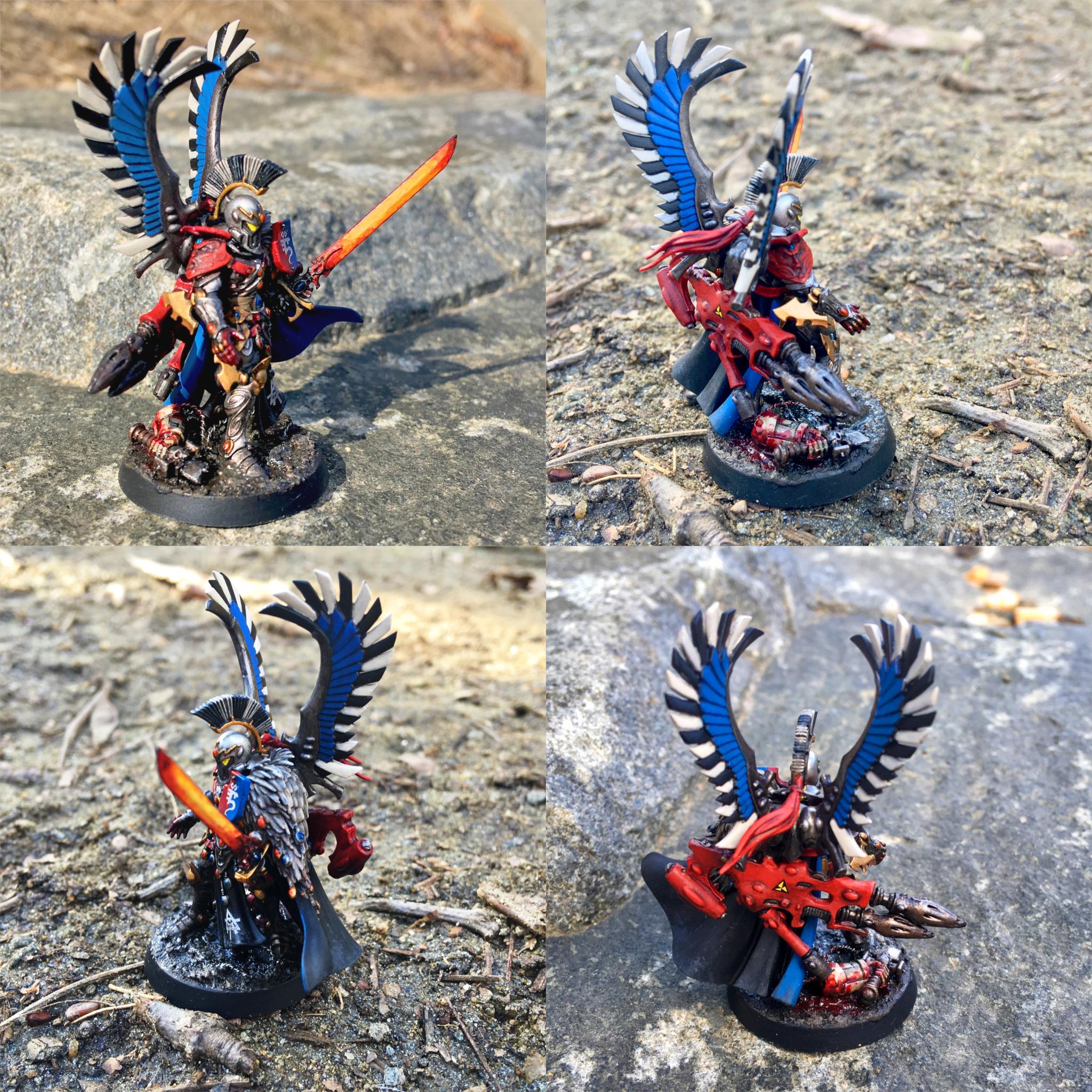 Aeldari, Autarch, Blood, Eldar, Outdoors, Warhammer 40,000