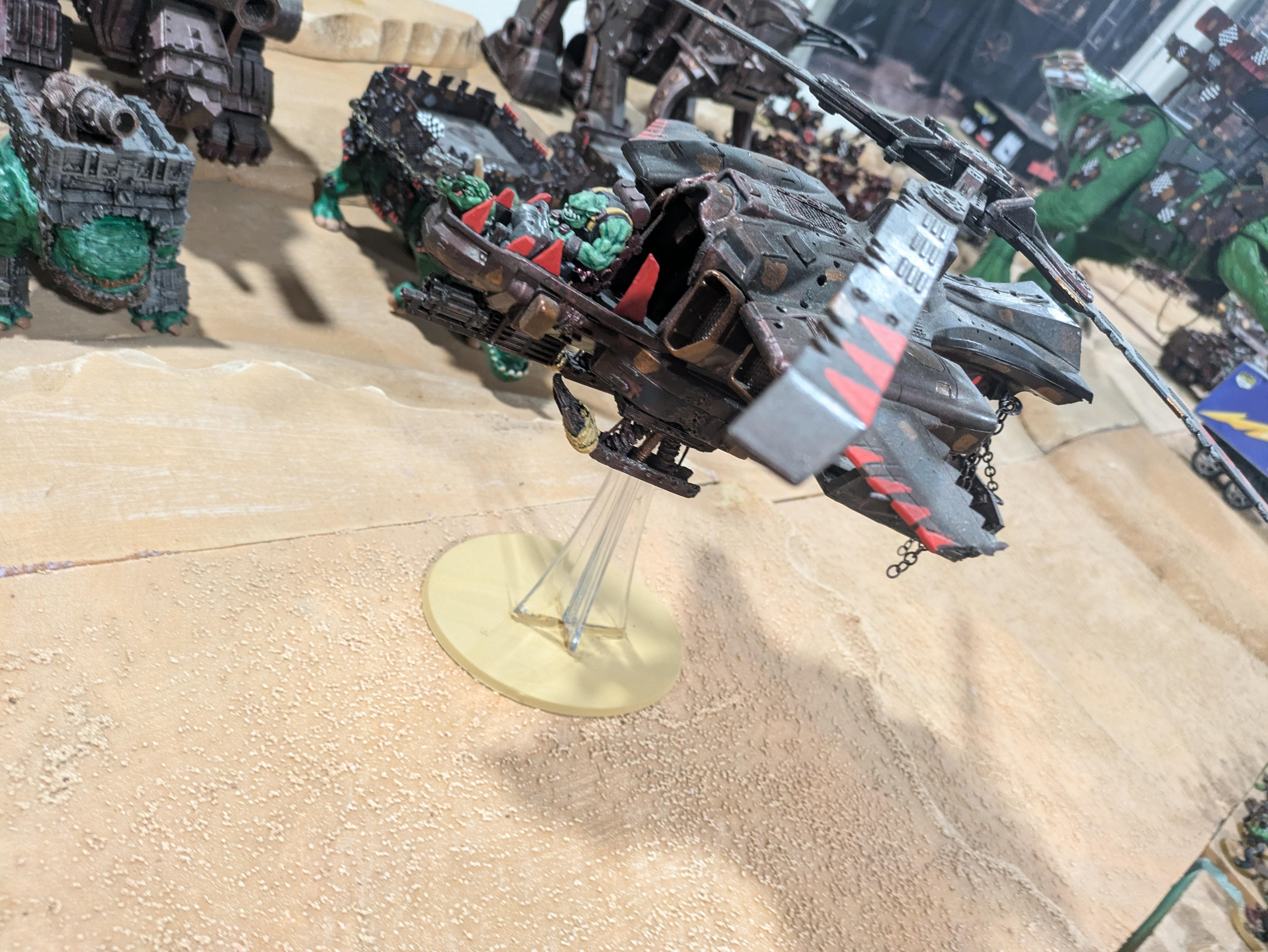 Chinork, Conversion, Converted Kopta, Helicopter, Kitbashed Warkopta, Kopta, Ork Helicopter, Ork Warkopta, War Kopta, War Kopta Conversion, Warkopta, Warkopta Conversion