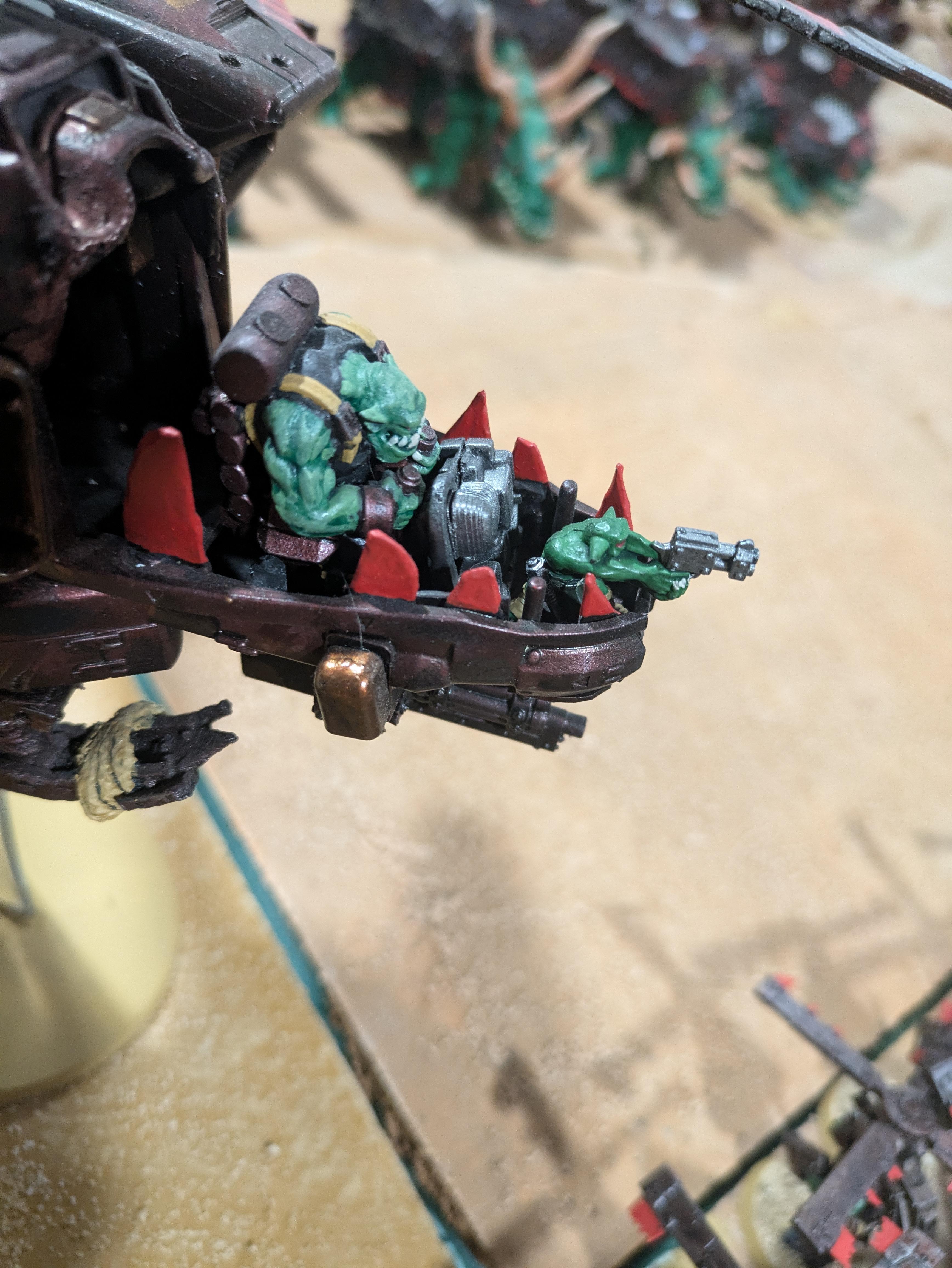 Chinork, Conversion, Converted Kopta, Helicopter, Kitbashed Warkopta, Kopta, Ork Helicopter, Ork Warkopta, War Kopta, War Kopta Conversion, Warkopta, Warkopta Conversion