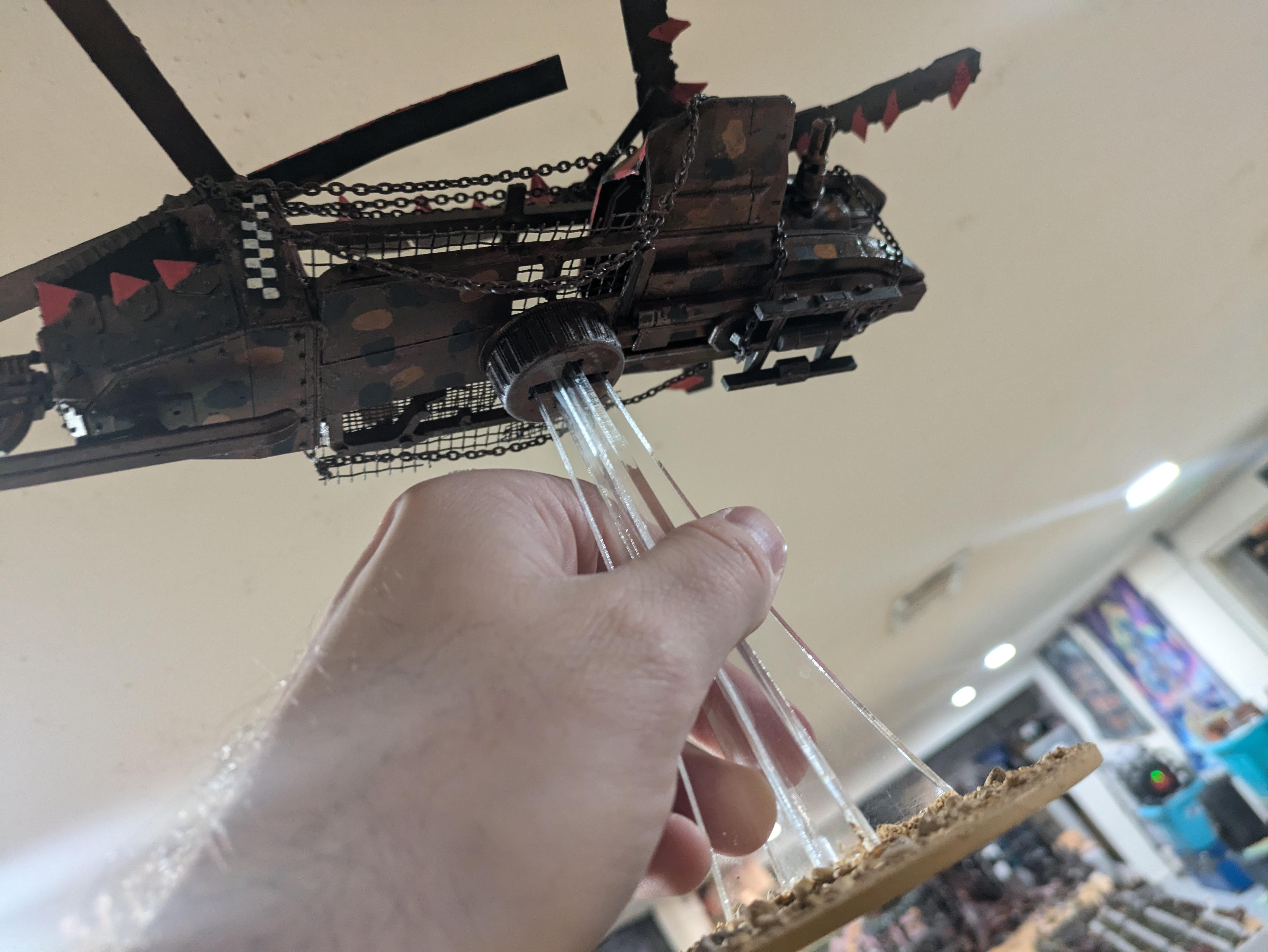 Chinork, Conversion, Converted Kopta, Helicopter, Kitbashed Warkopta, Kopta, Ork Helicopter, Ork Warkopta, War Kopta, War Kopta Conversion, Warkopta, Warkopta Conversion