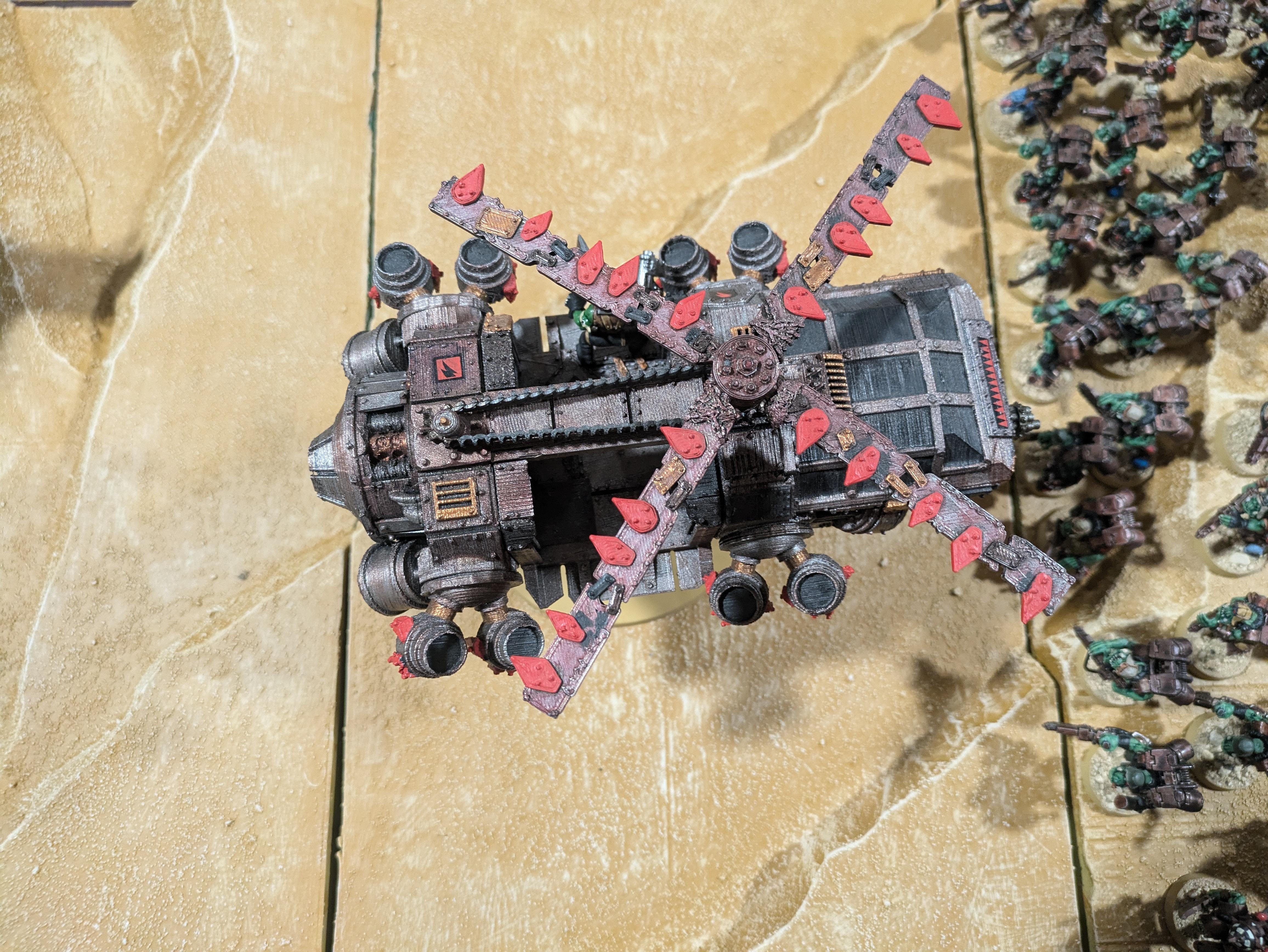 Chinork, Conversion, Converted Kopta, Helicopter, Kitbashed Warkopta, Kopta, Ork Helicopter, Ork Warkopta, War Kopta, War Kopta Conversion, Warkopta, Warkopta Conversion