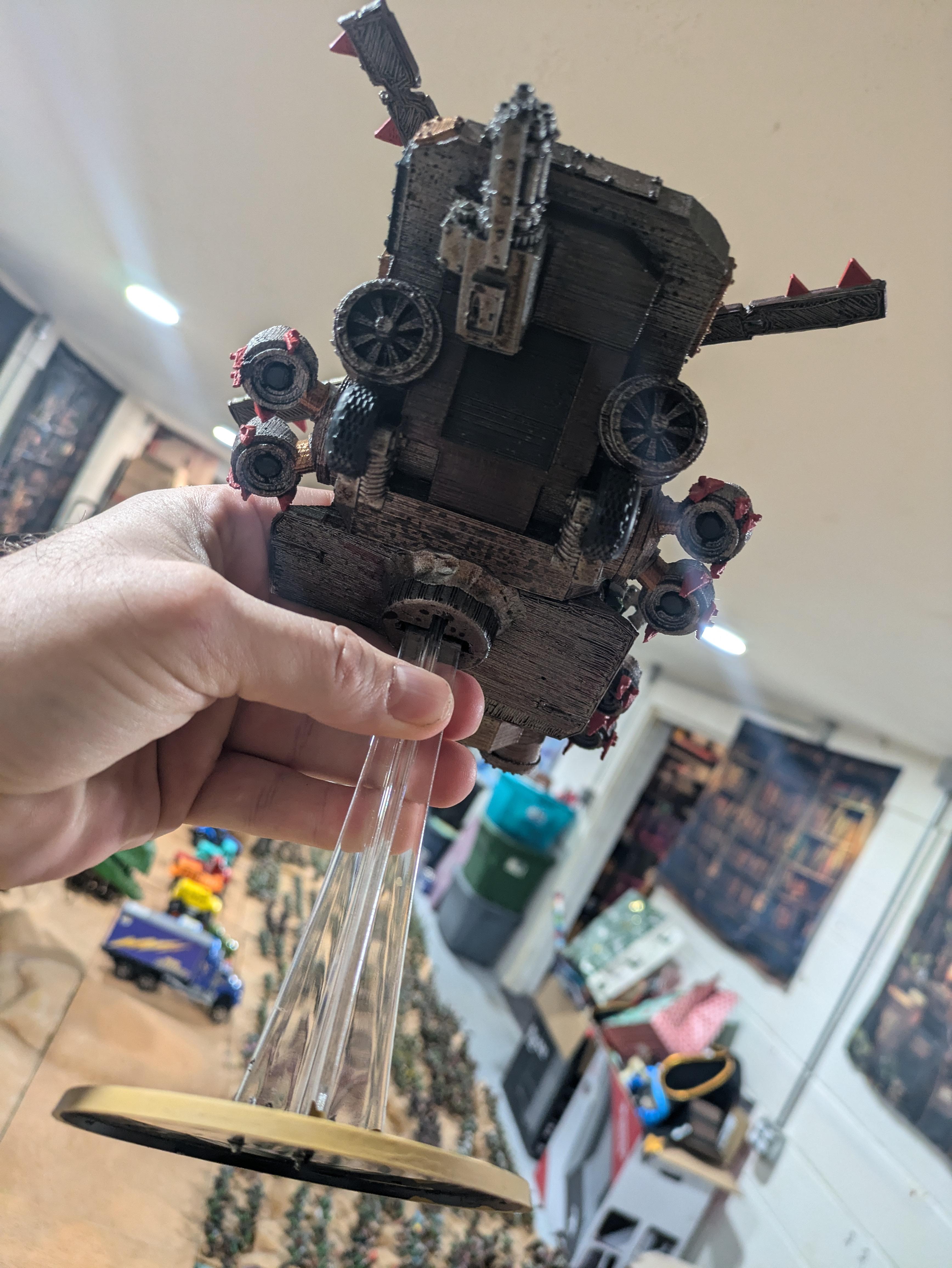 Chinork, Conversion, Converted Kopta, Helicopter, Kitbashed Warkopta, Kopta, Ork Helicopter, Ork Warkopta, War Kopta, War Kopta Conversion, Warkopta, Warkopta Conversion