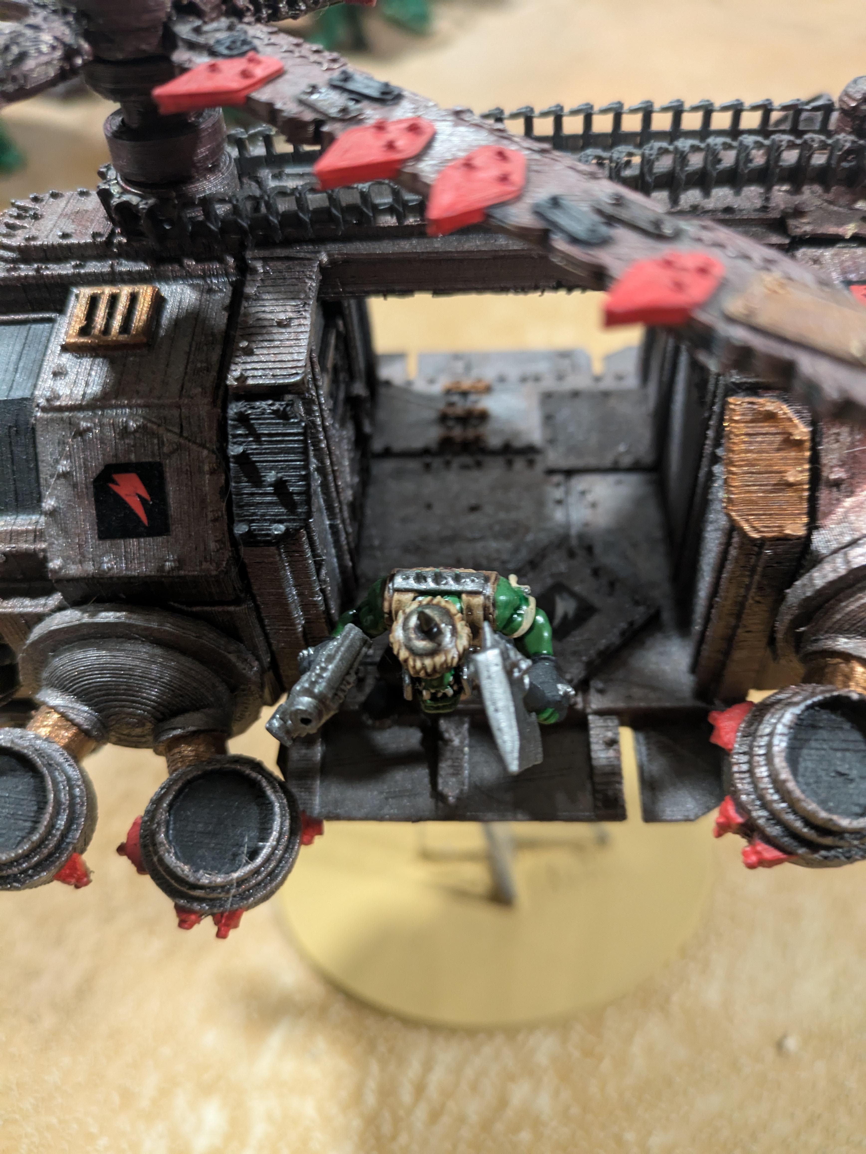 Chinork, Conversion, Converted Kopta, Helicopter, Kitbashed Warkopta, Kopta, Ork Helicopter, Ork Warkopta, War Kopta, War Kopta Conversion, Warkopta, Warkopta Conversion