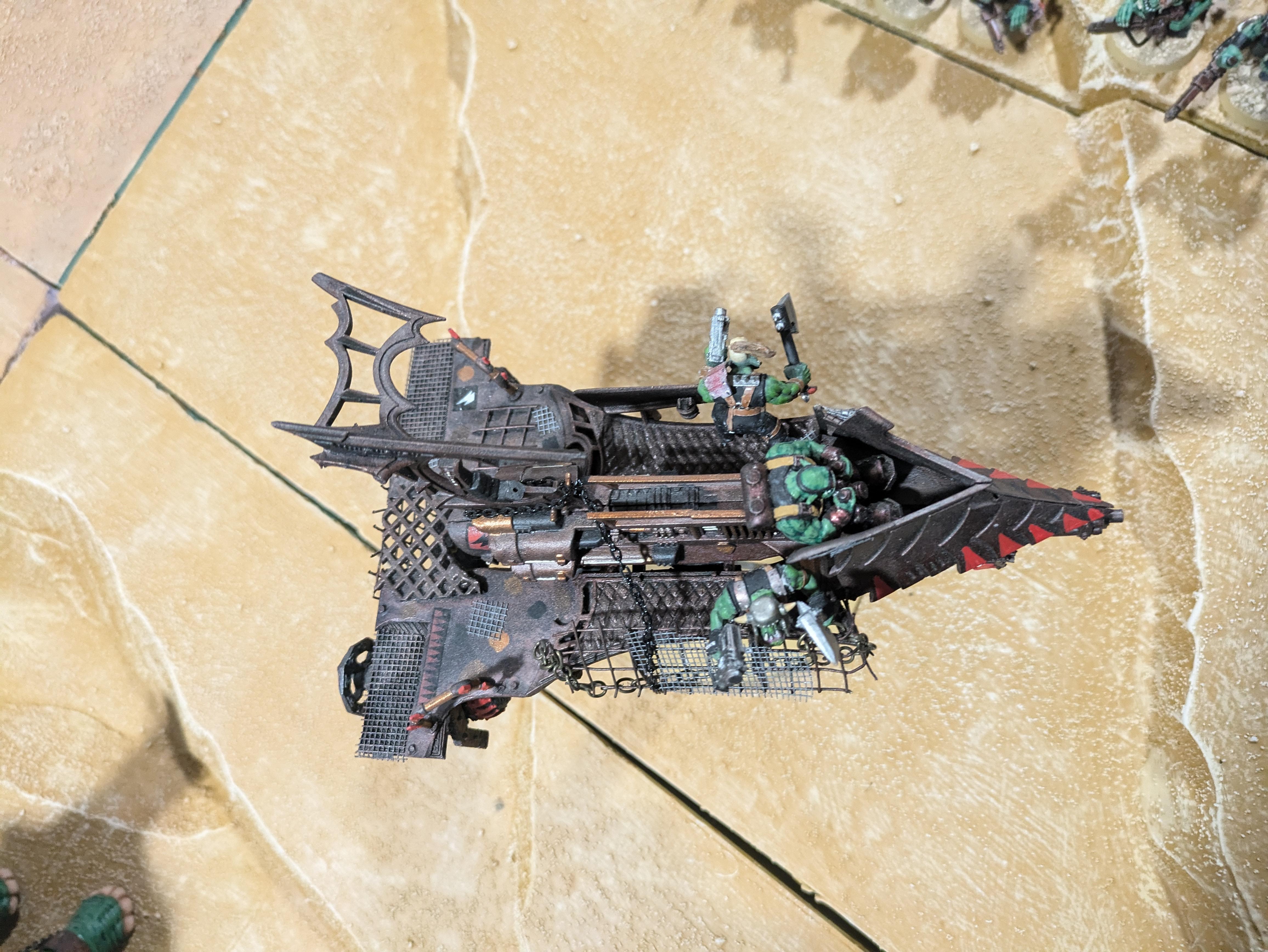 Chinork, Conversion, Converted Kopta, Helicopter, Kitbashed Warkopta, Kopta, Ork Helicopter, Ork Warkopta, War Kopta, War Kopta Conversion, Warkopta, Warkopta Conversion