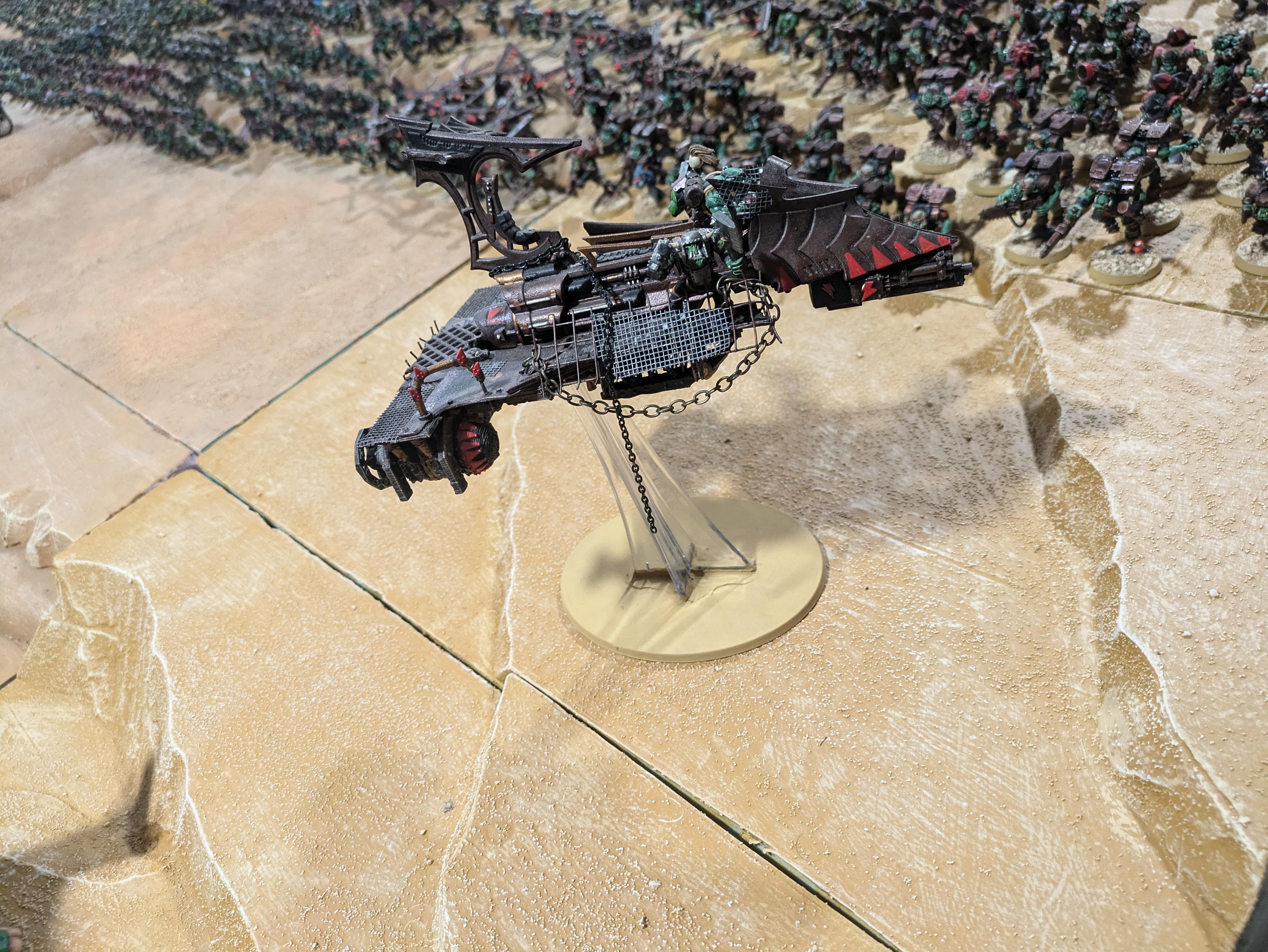 Chinork, Conversion, Converted Kopta, Helicopter, Kitbashed Warkopta, Kopta, Ork Helicopter, Ork Warkopta, War Kopta, War Kopta Conversion, Warkopta, Warkopta Conversion