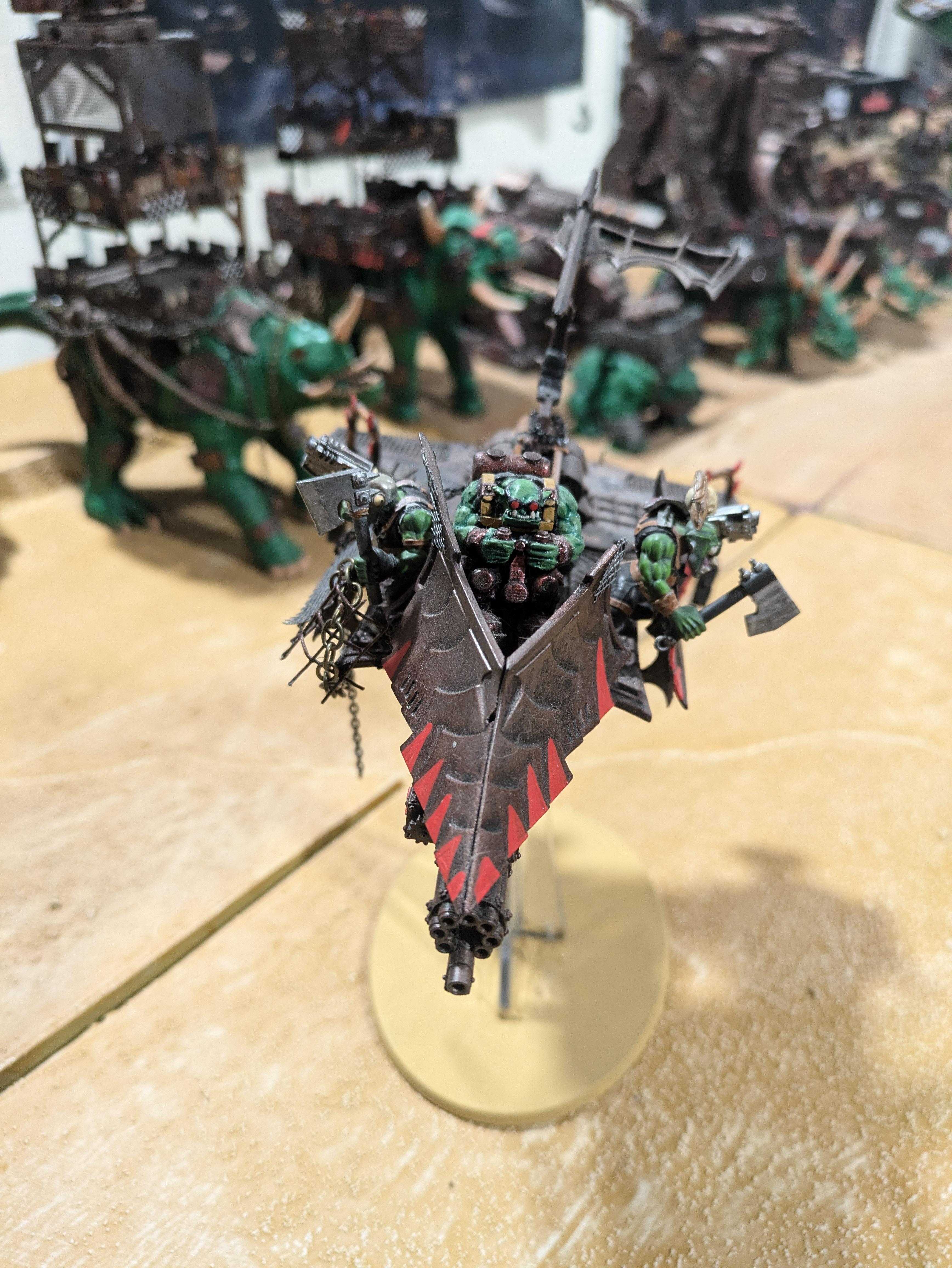 Chinork, Conversion, Converted Kopta, Helicopter, Kitbashed Warkopta, Kopta, Ork Helicopter, Ork Warkopta, War Kopta, War Kopta Conversion, Warkopta, Warkopta Conversion