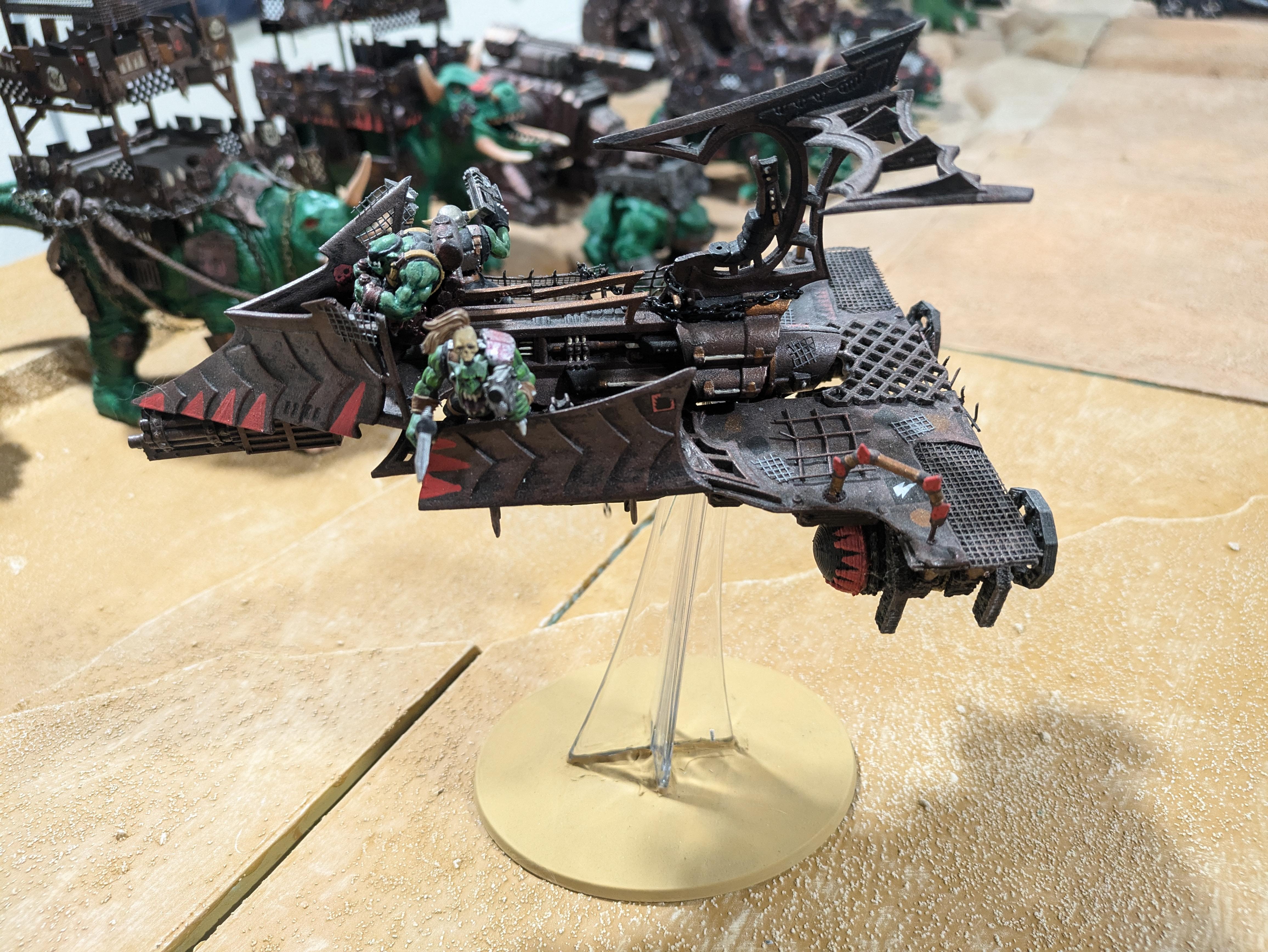 Chinork, Conversion, Converted Kopta, Helicopter, Kitbashed Warkopta, Kopta, Ork Helicopter, Ork Warkopta, War Kopta, War Kopta Conversion, Warkopta, Warkopta Conversion