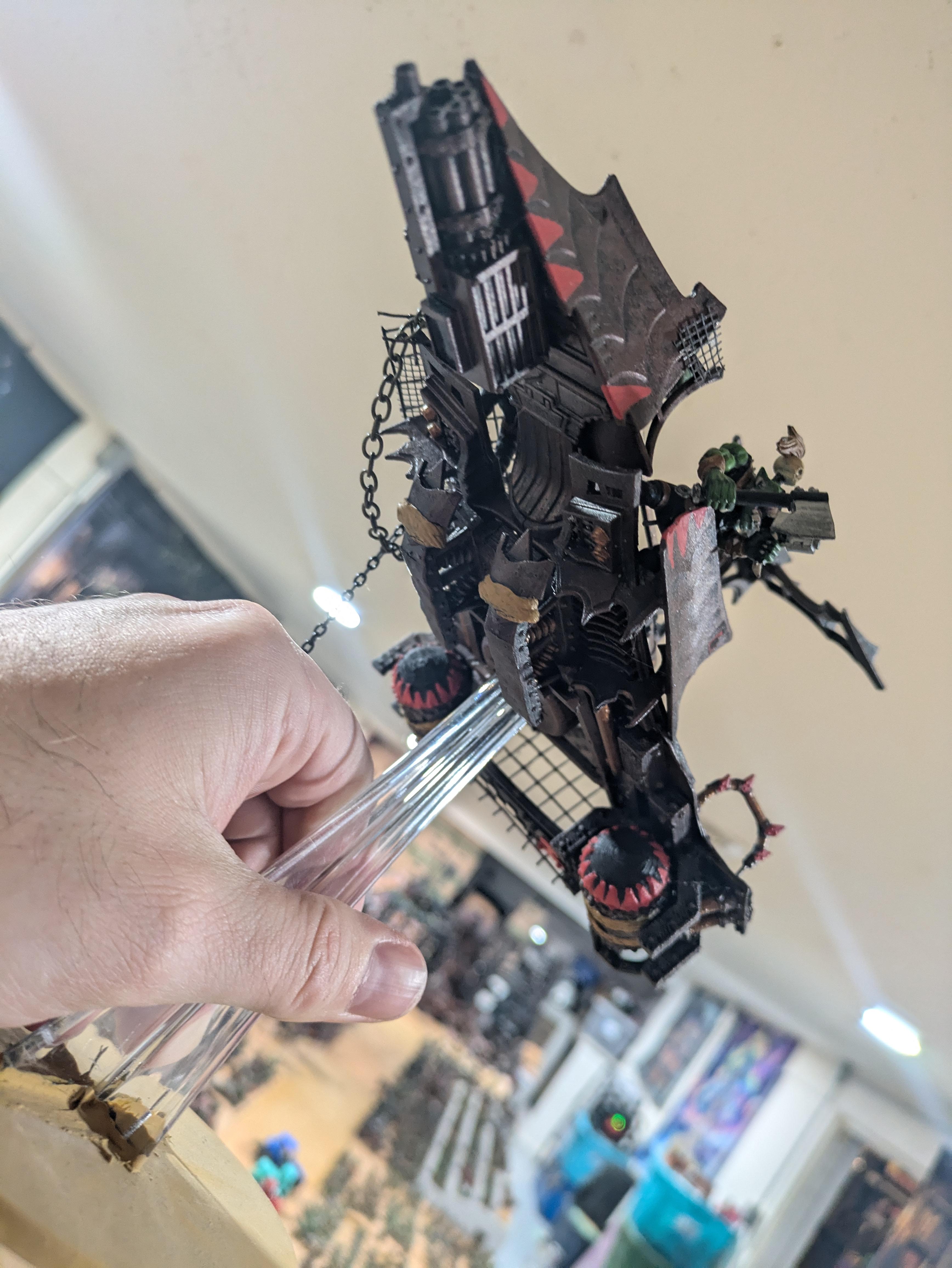 Chinork, Conversion, Converted Kopta, Helicopter, Kitbashed Warkopta, Kopta, Ork Helicopter, Ork Warkopta, War Kopta, War Kopta Conversion, Warkopta, Warkopta Conversion