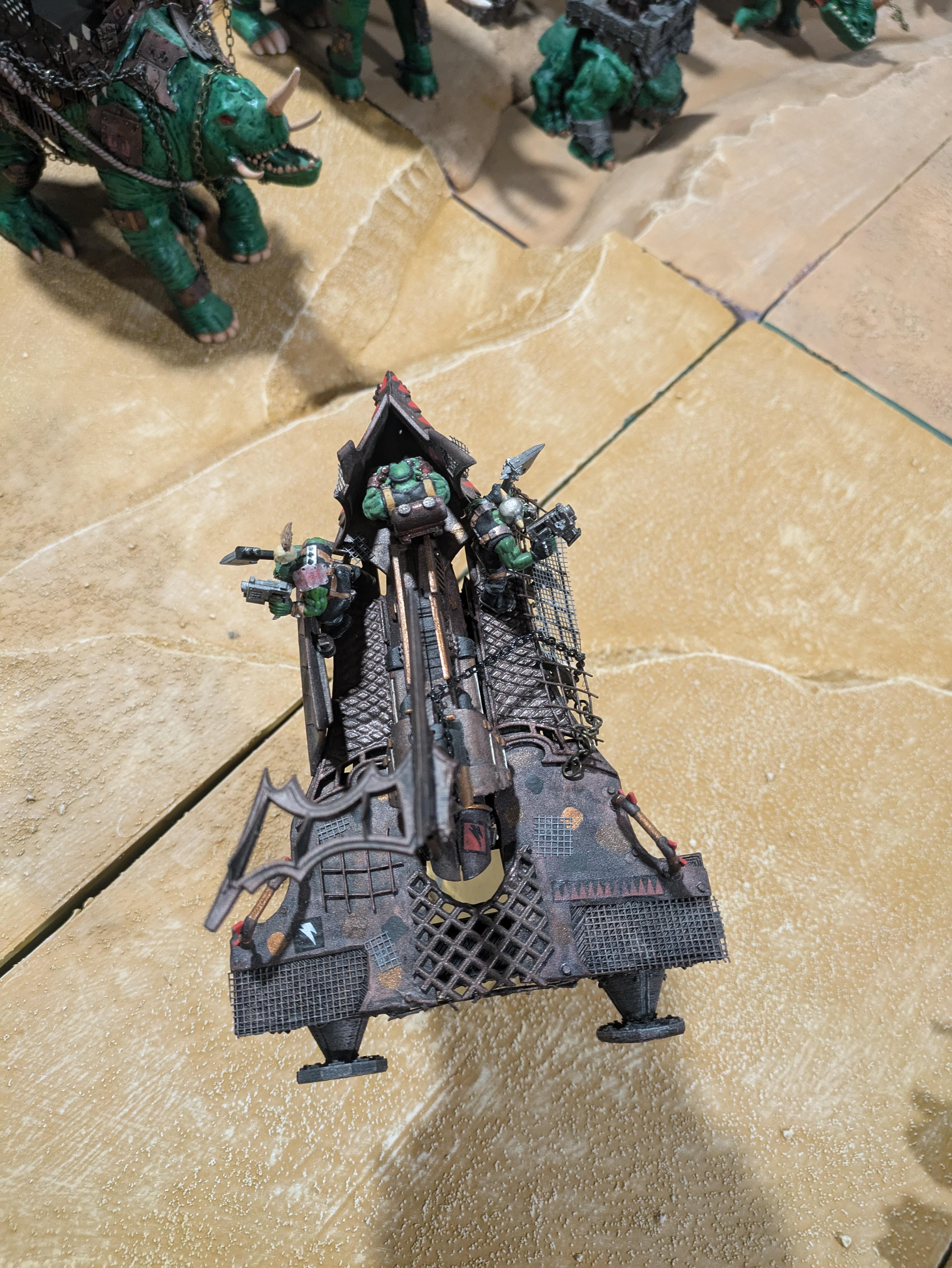 Chinork, Conversion, Converted Kopta, Helicopter, Kitbashed Warkopta, Kopta, Ork Helicopter, Ork Warkopta, War Kopta, War Kopta Conversion, Warkopta, Warkopta Conversion