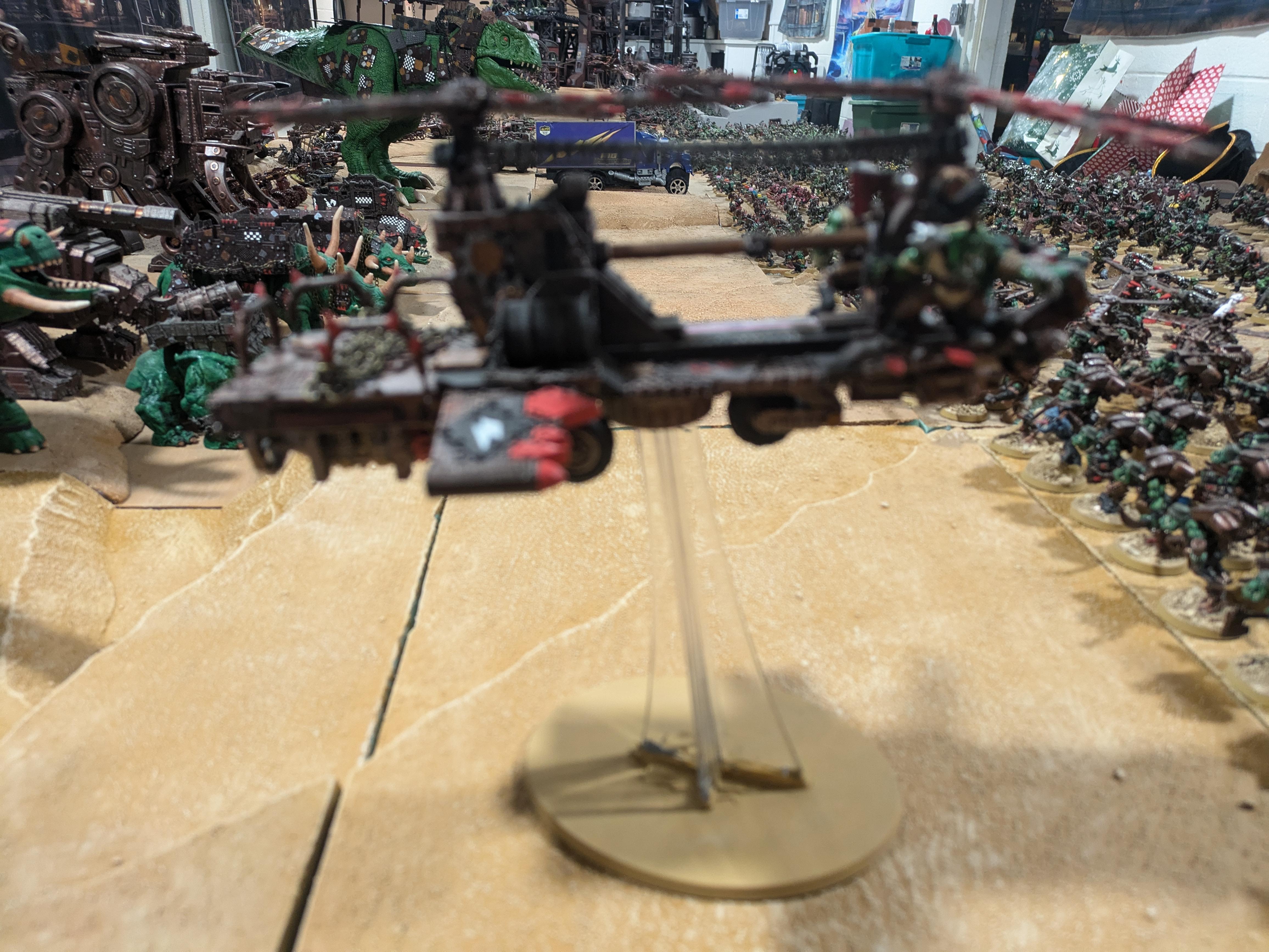 Chinork, Conversion, Converted Kopta, Helicopter, Kitbashed Warkopta, Kopta, Ork Helicopter, Ork Warkopta, War Kopta, War Kopta Conversion, Warkopta, Warkopta Conversion