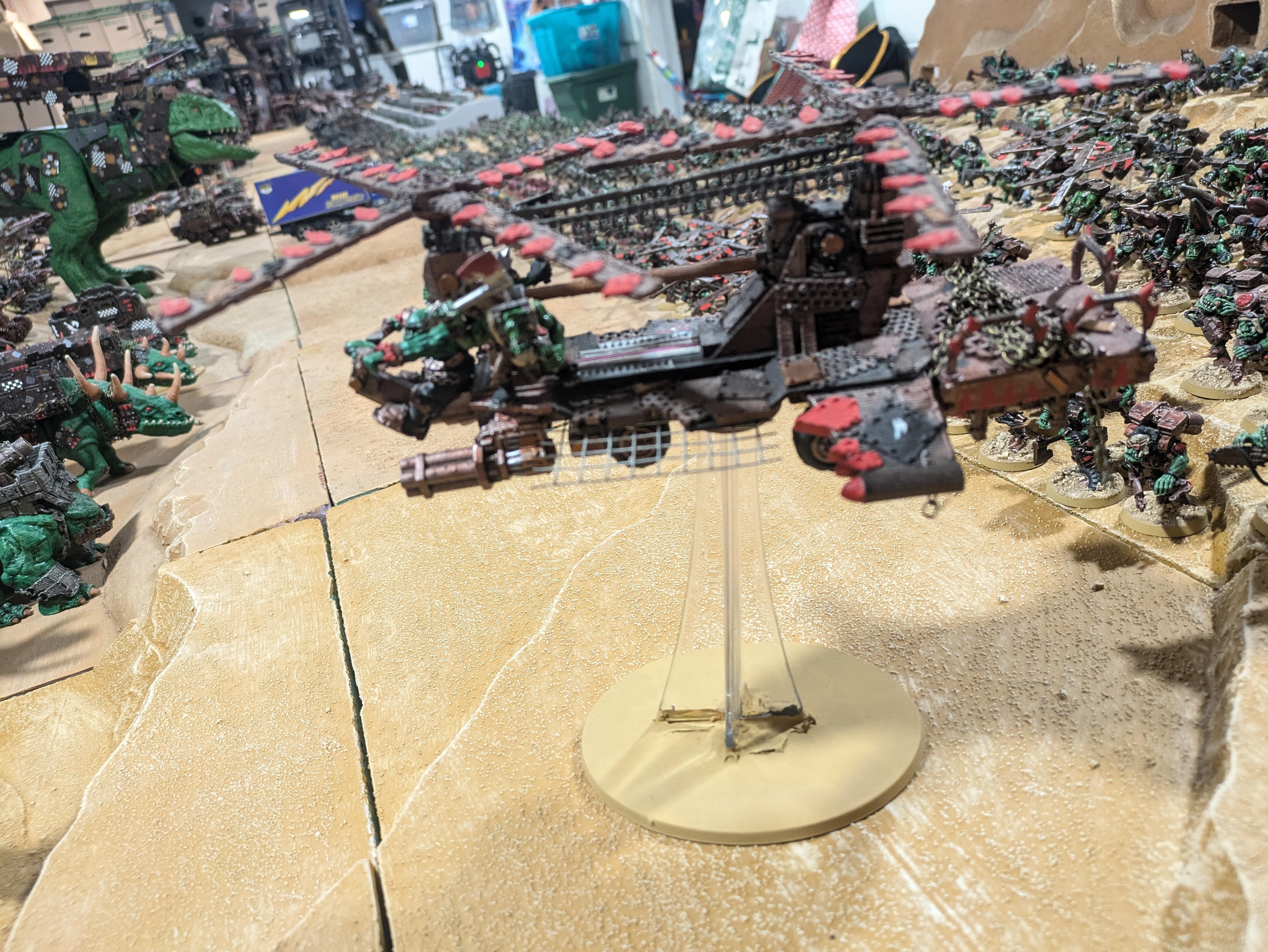 Chinork, Conversion, Converted Kopta, Helicopter, Kitbashed Warkopta, Kopta, Ork Helicopter, Ork Warkopta, War Kopta, War Kopta Conversion, Warkopta, Warkopta Conversion