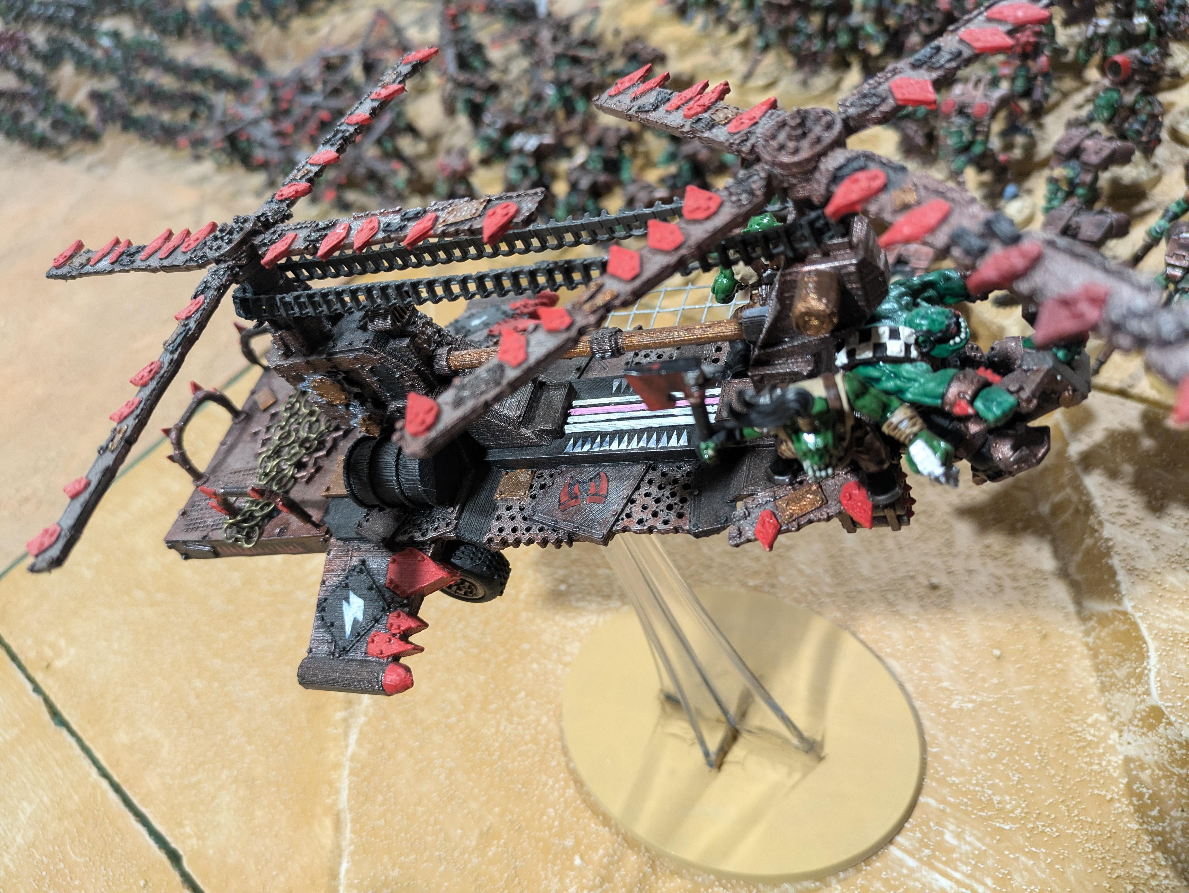 Chinork, Conversion, Converted Kopta, Helicopter, Kitbashed Warkopta, Kopta, Ork Helicopter, Ork Warkopta, War Kopta, War Kopta Conversion, Warkopta, Warkopta Conversion