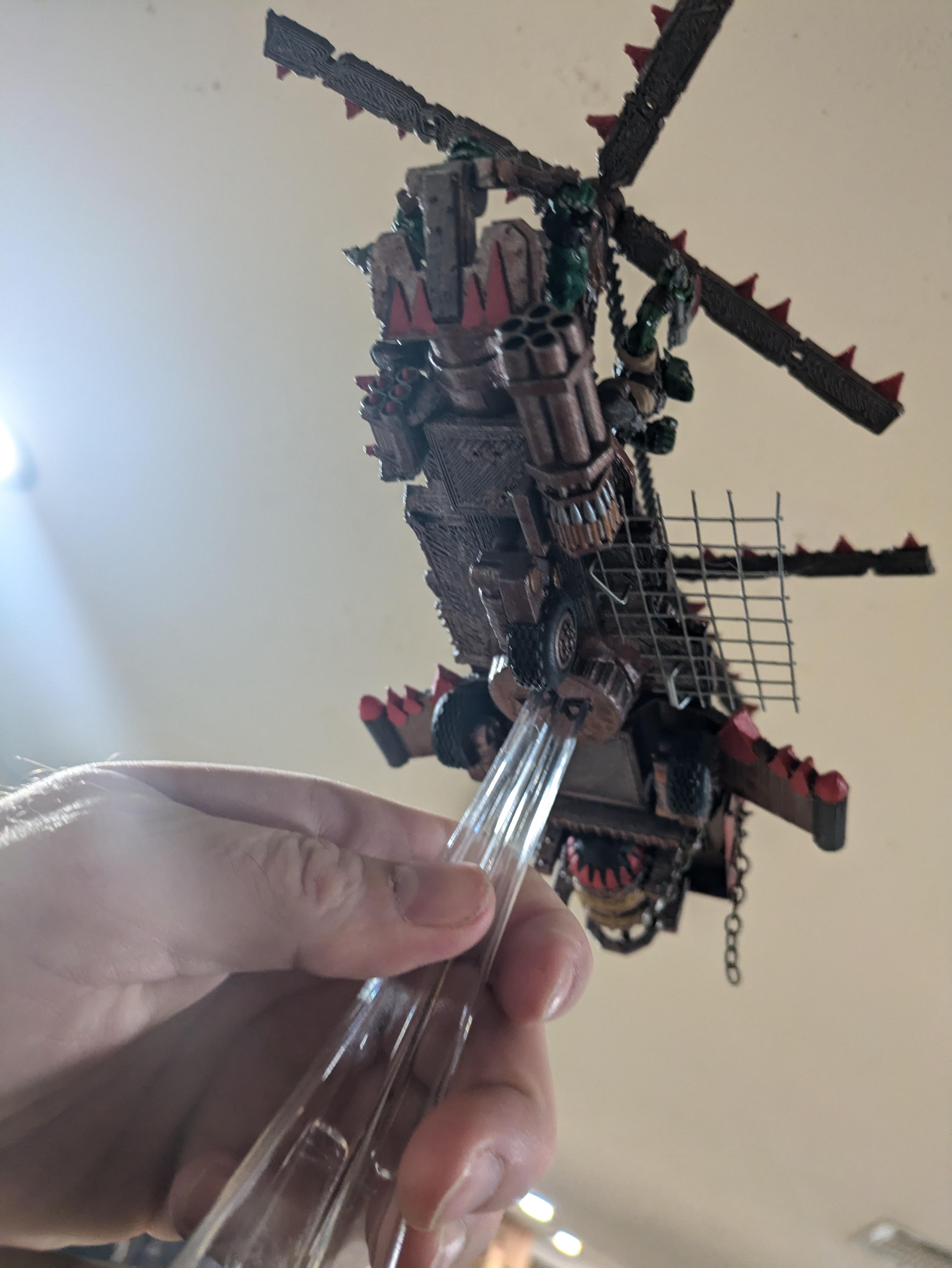 Chinork, Conversion, Converted Kopta, Helicopter, Kitbashed Warkopta, Kopta, Ork Helicopter, Ork Warkopta, War Kopta, War Kopta Conversion, Warkopta, Warkopta Conversion