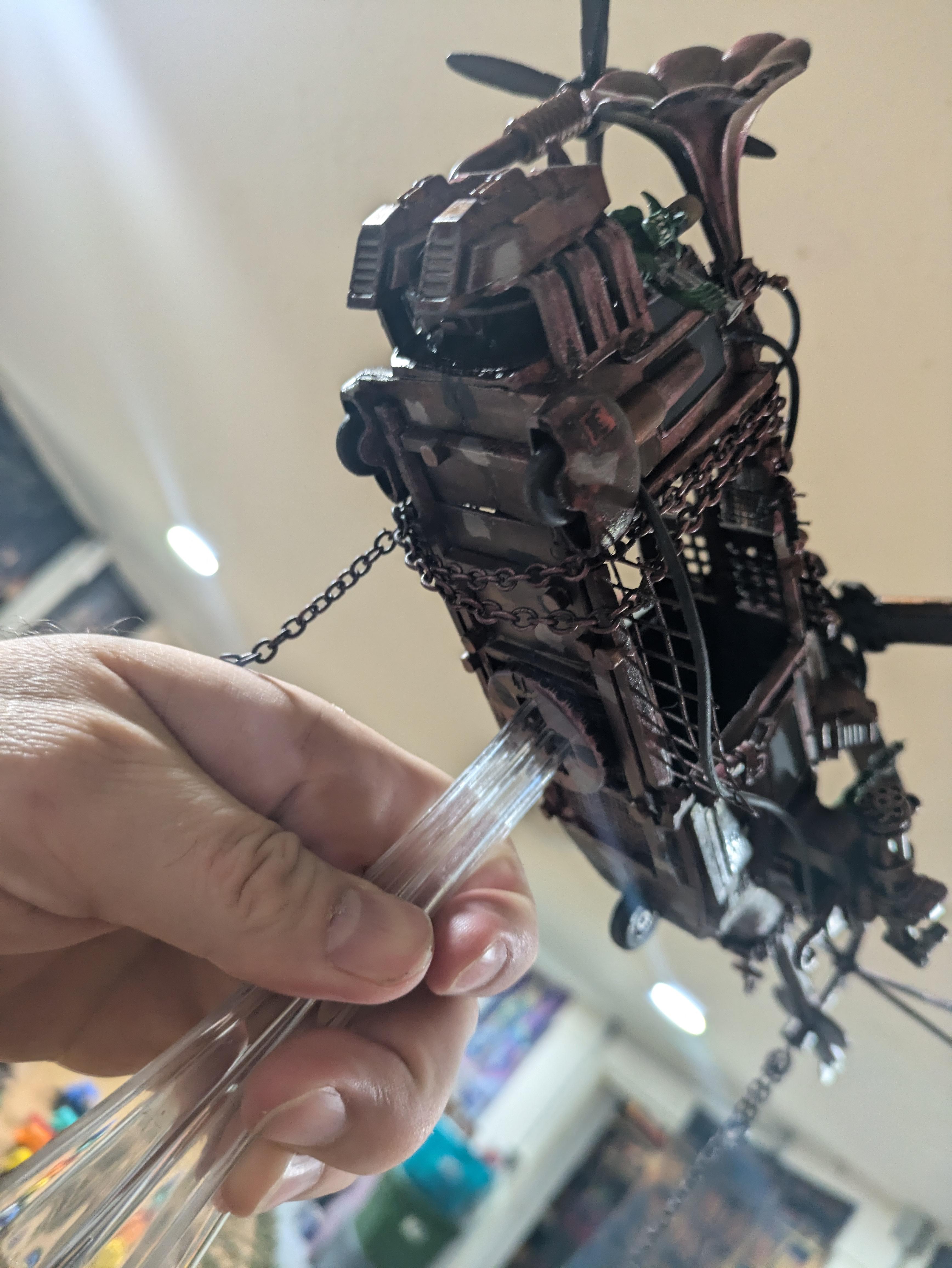Chinork, Conversion, Converted Kopta, Helicopter, Kitbashed Warkopta, Kopta, Ork Helicopter, Ork Warkopta, War Kopta, War Kopta Conversion, Warkopta, Warkopta Conversion