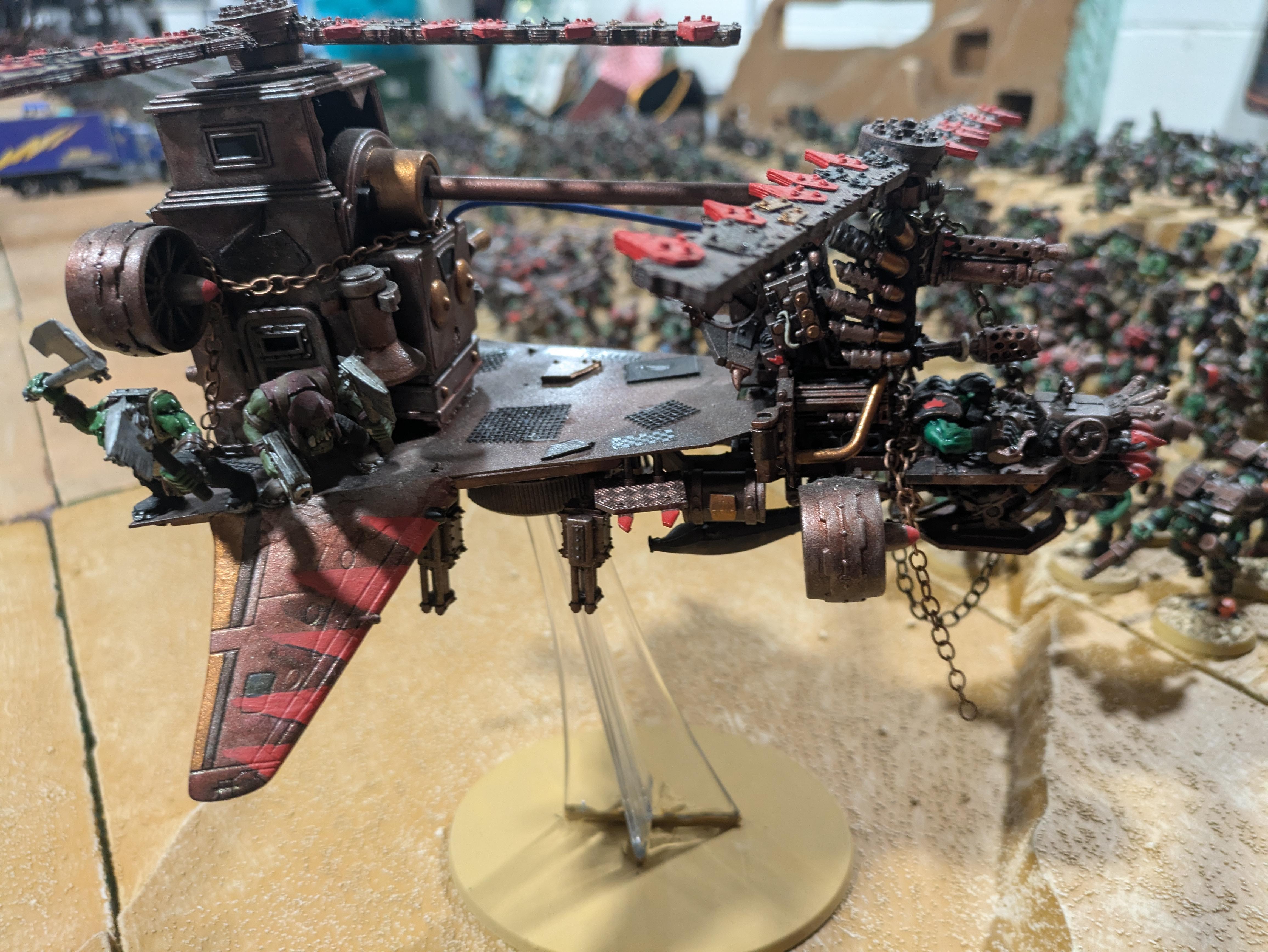 Chinork, Conversion, Converted Kopta, Helicopter, Kitbashed Warkopta, Kopta, Ork Helicopter, Ork Warkopta, War Kopta, War Kopta Conversion, Warkopta, Warkopta Conversion