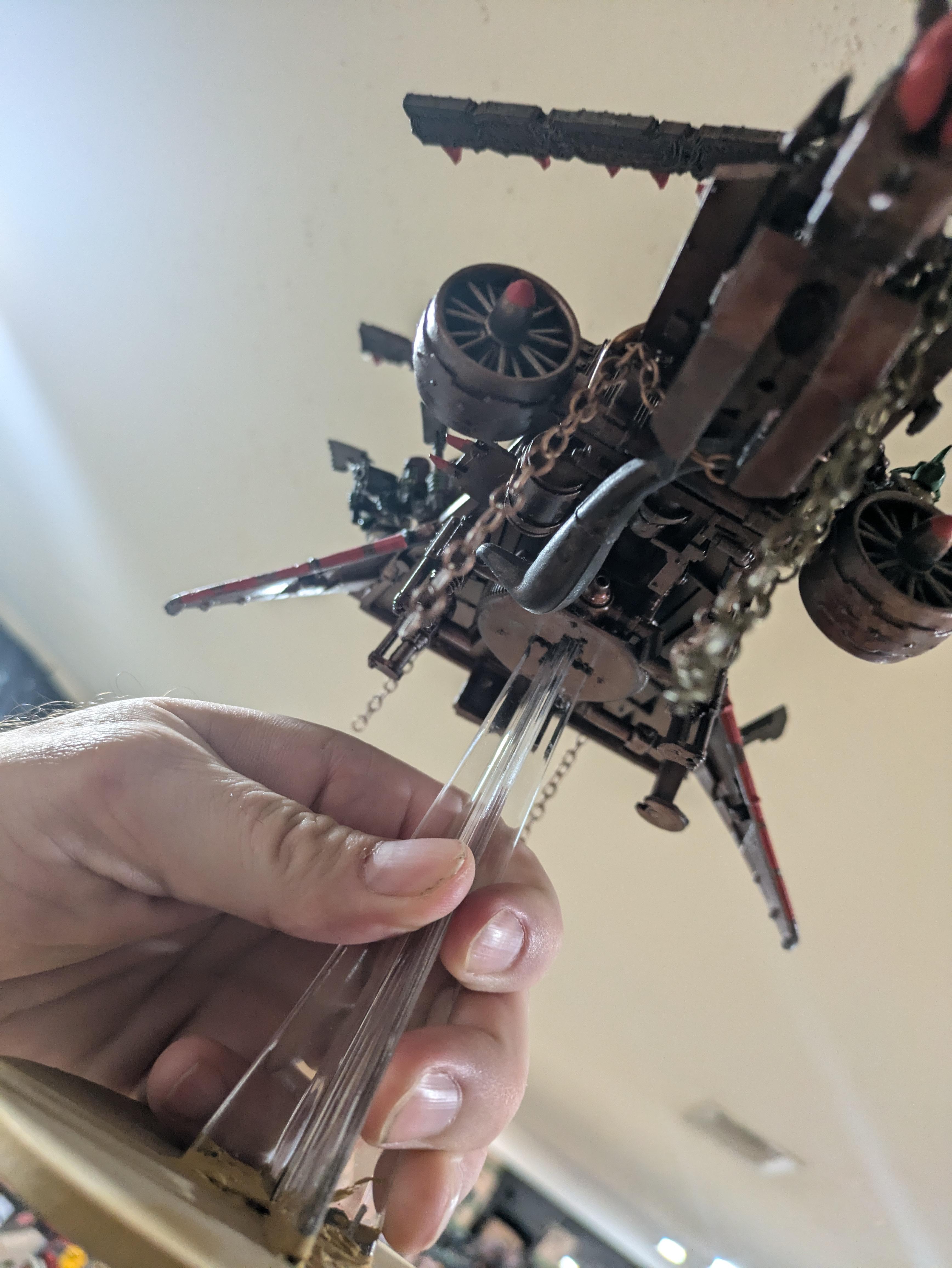 Chinork, Conversion, Converted Kopta, Helicopter, Kitbashed Warkopta, Kopta, Ork Helicopter, Ork Warkopta, War Kopta, War Kopta Conversion, Warkopta, Warkopta Conversion