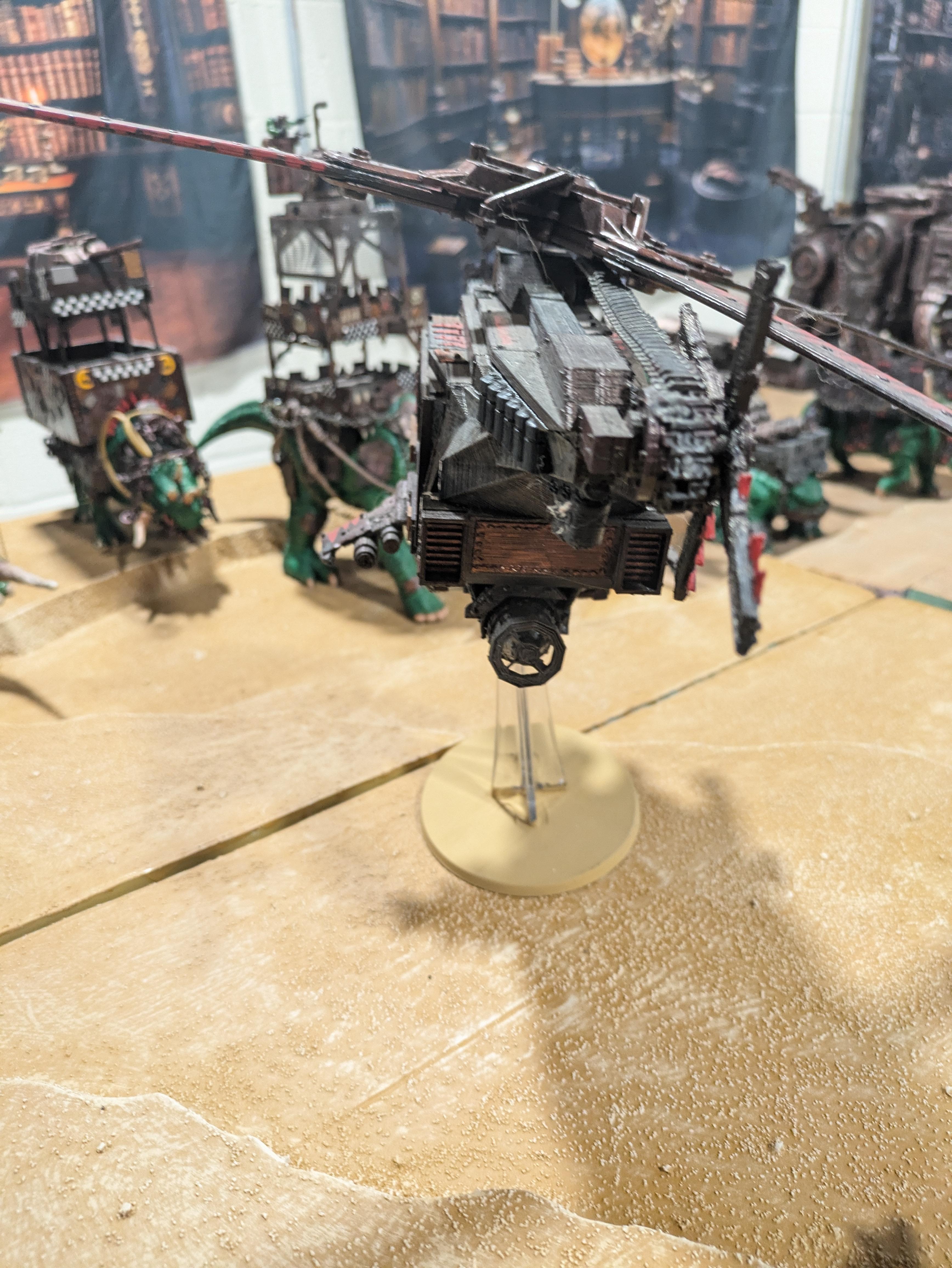 Chinork, Conversion, Converted Kopta, Helicopter, Kitbashed Warkopta, Kopta, Ork Helicopter, Ork Warkopta, War Kopta, War Kopta Conversion, Warkopta, Warkopta Conversion