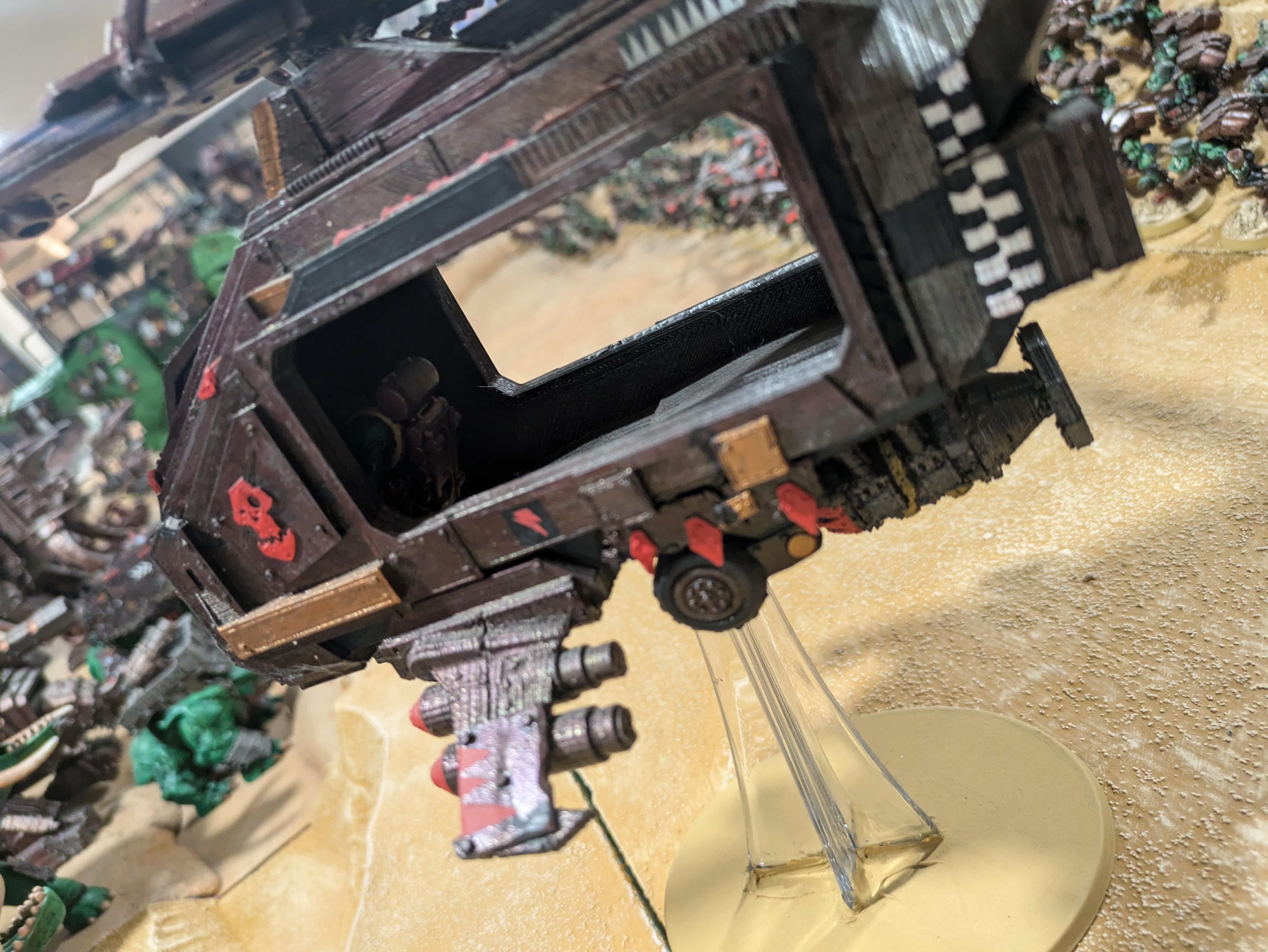 Chinork, Conversion, Converted Kopta, Helicopter, Kitbashed Warkopta, Kopta, Ork Helicopter, Ork Warkopta, War Kopta, War Kopta Conversion, Warkopta, Warkopta Conversion