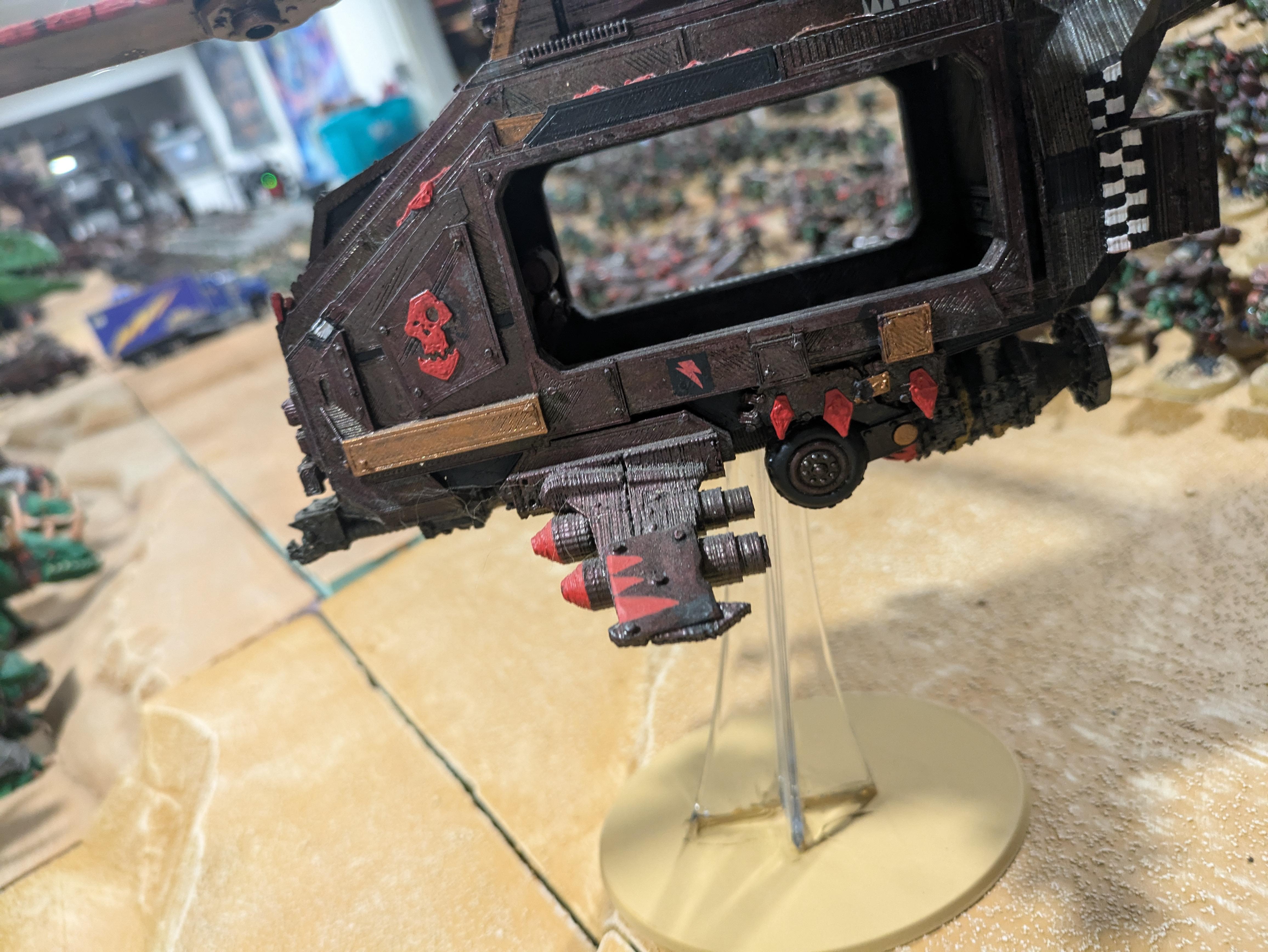 Chinork, Conversion, Converted Kopta, Helicopter, Kitbashed Warkopta, Kopta, Ork Helicopter, Ork Warkopta, War Kopta, War Kopta Conversion, Warkopta, Warkopta Conversion