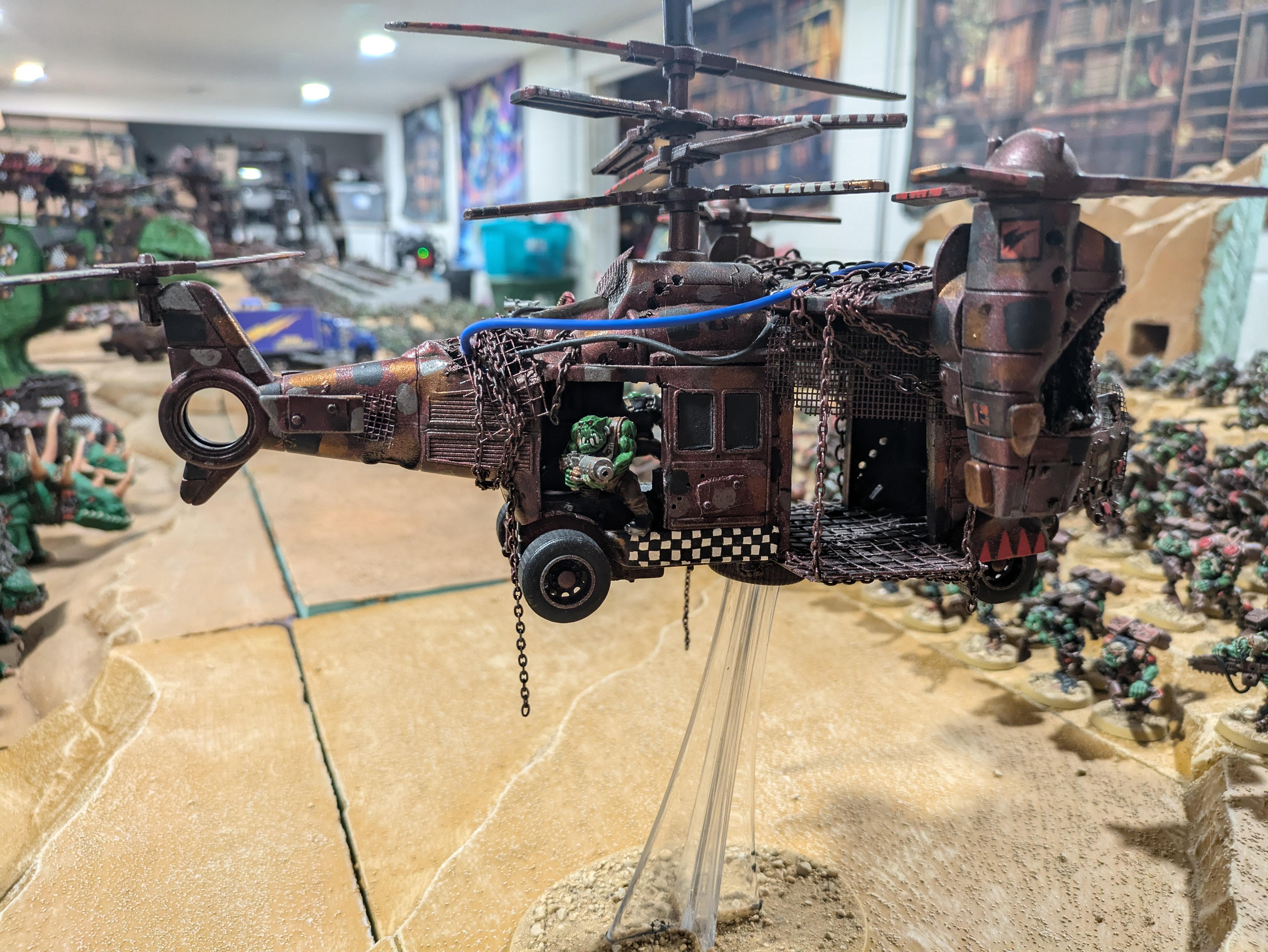 Chinork, Kitbashed Warkopta, Ork Warkopta, Warkopta