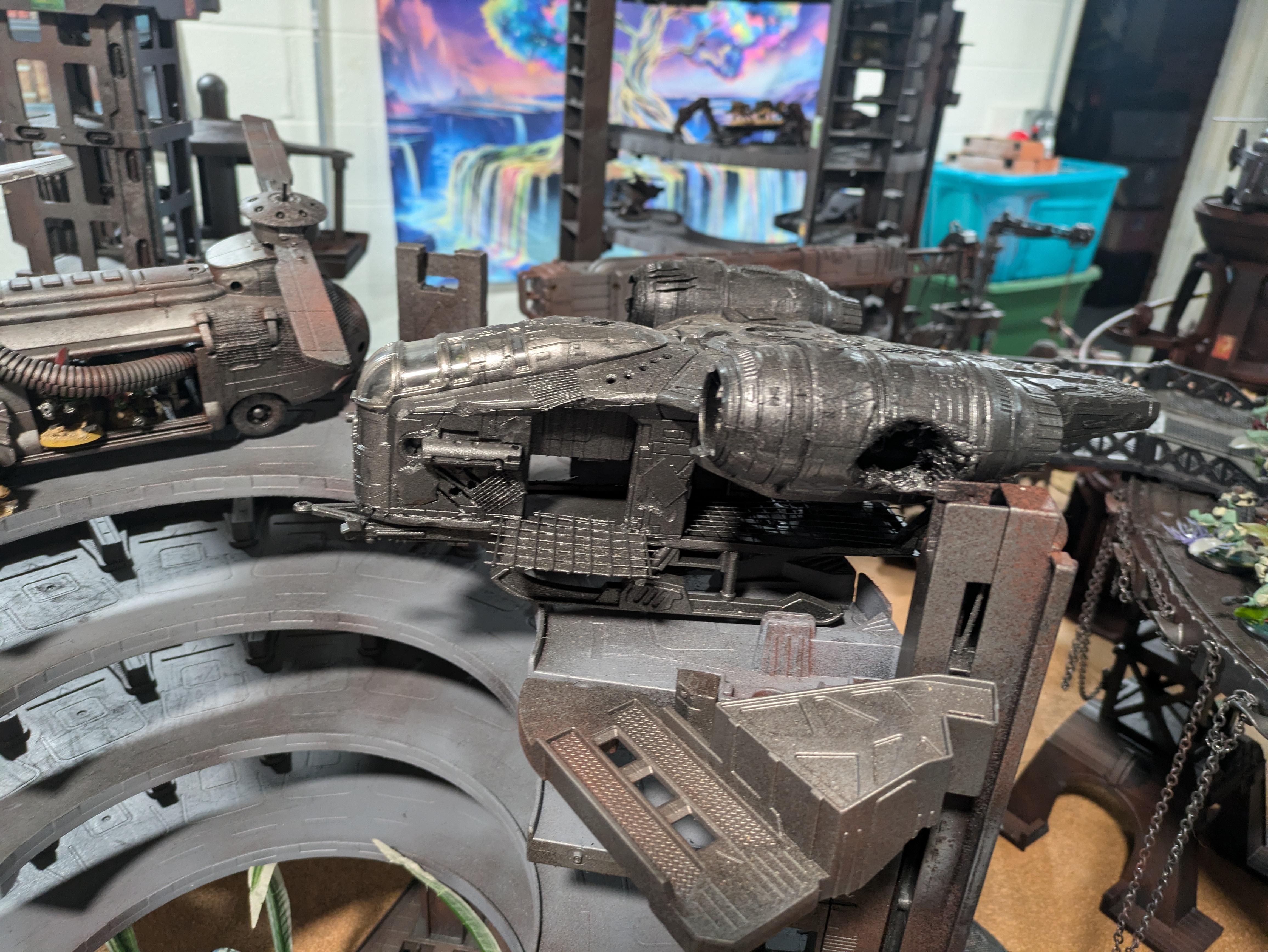 Chinork, Conversion, Converted Kopta, Helicopter, Kitbashed Warkopta, Kopta, Ork Helicopter, Ork Warkopta, War Kopta, War Kopta Conversion, Warkopta, Warkopta Conversion