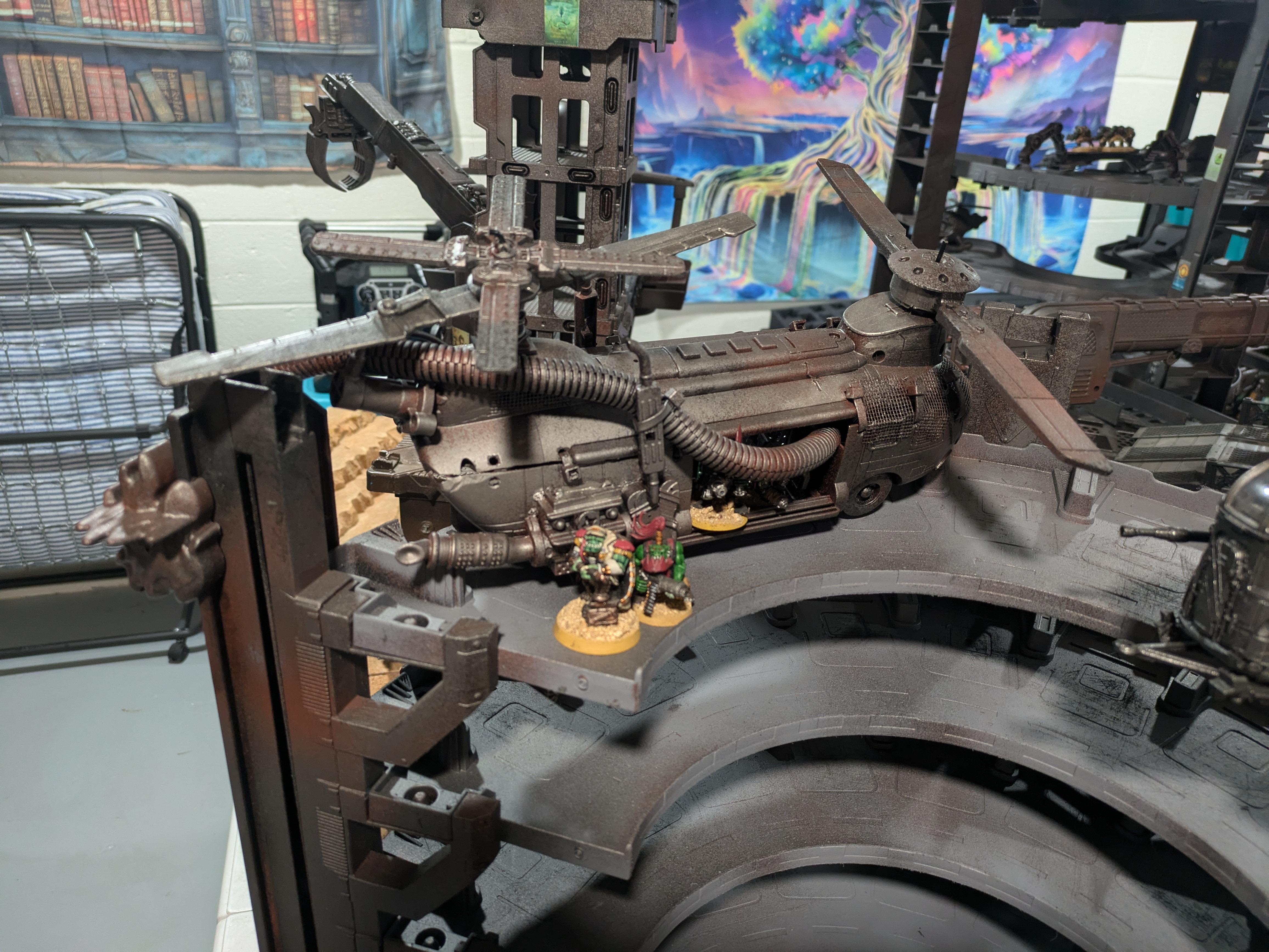 Chinork, Conversion, Converted Kopta, Helicopter, Kitbashed Warkopta, Kopta, Ork Helicopter, Ork Warkopta, War Kopta, War Kopta Conversion, Warkopta, Warkopta Conversion