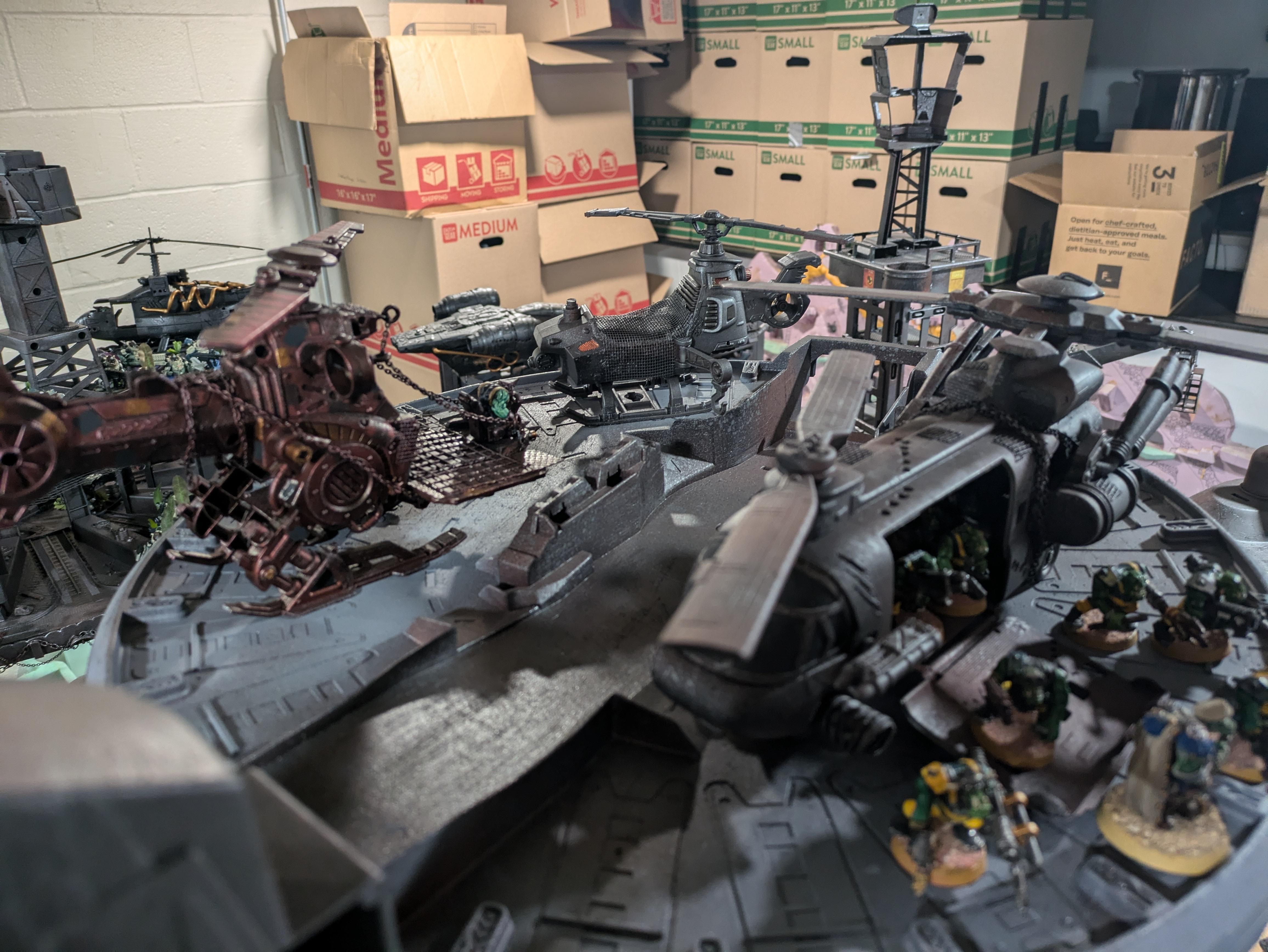 Chinork, Conversion, Converted Kopta, Helicopter, Kitbashed Warkopta, Kopta, Ork Helicopter, Ork Warkopta, War Kopta, War Kopta Conversion, Warkopta, Warkopta Conversion