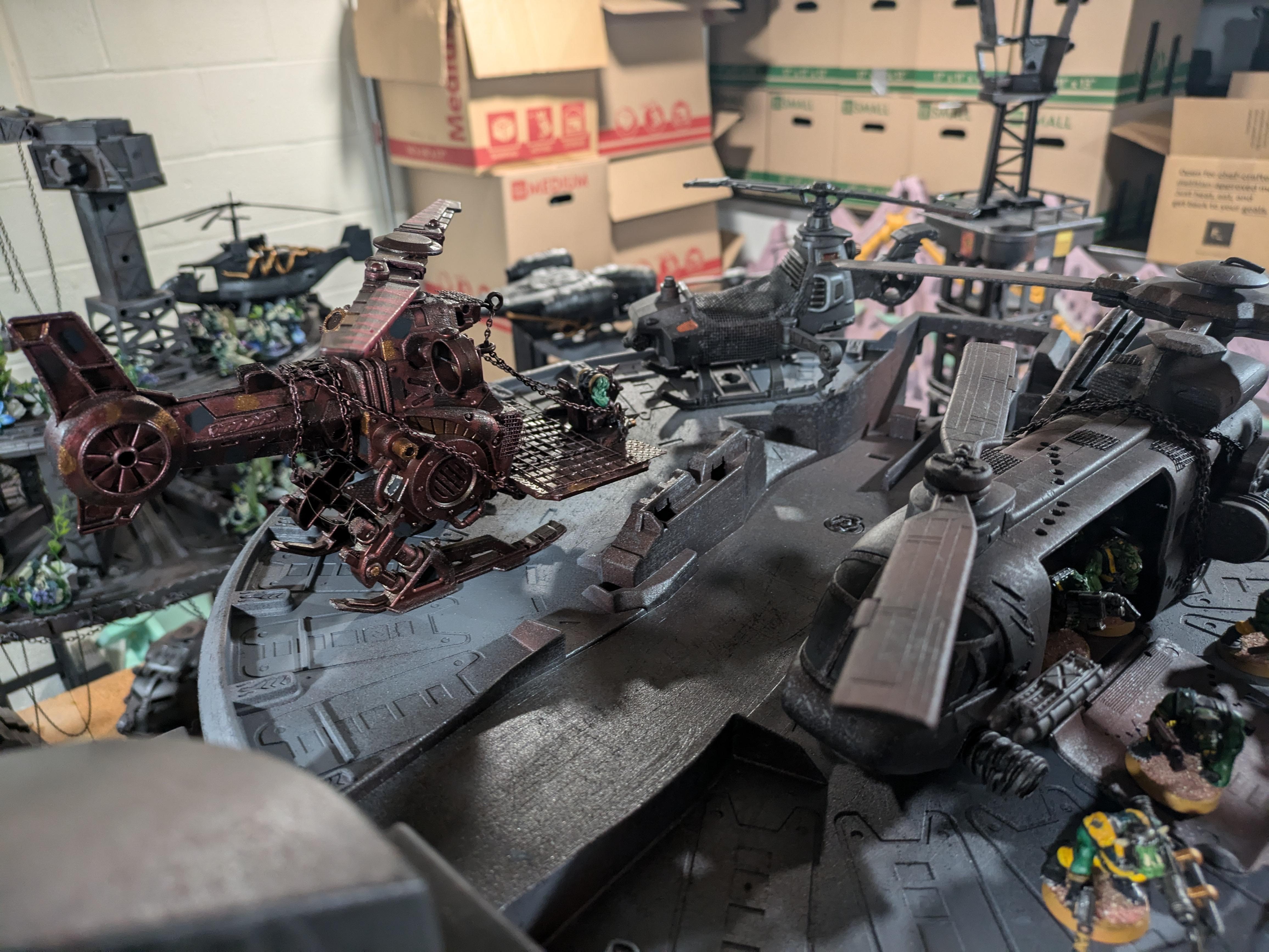 Chinork, Conversion, Converted Kopta, Helicopter, Kitbashed Warkopta, Kopta, Ork Helicopter, Ork Warkopta, War Kopta, War Kopta Conversion, Warkopta, Warkopta Conversion