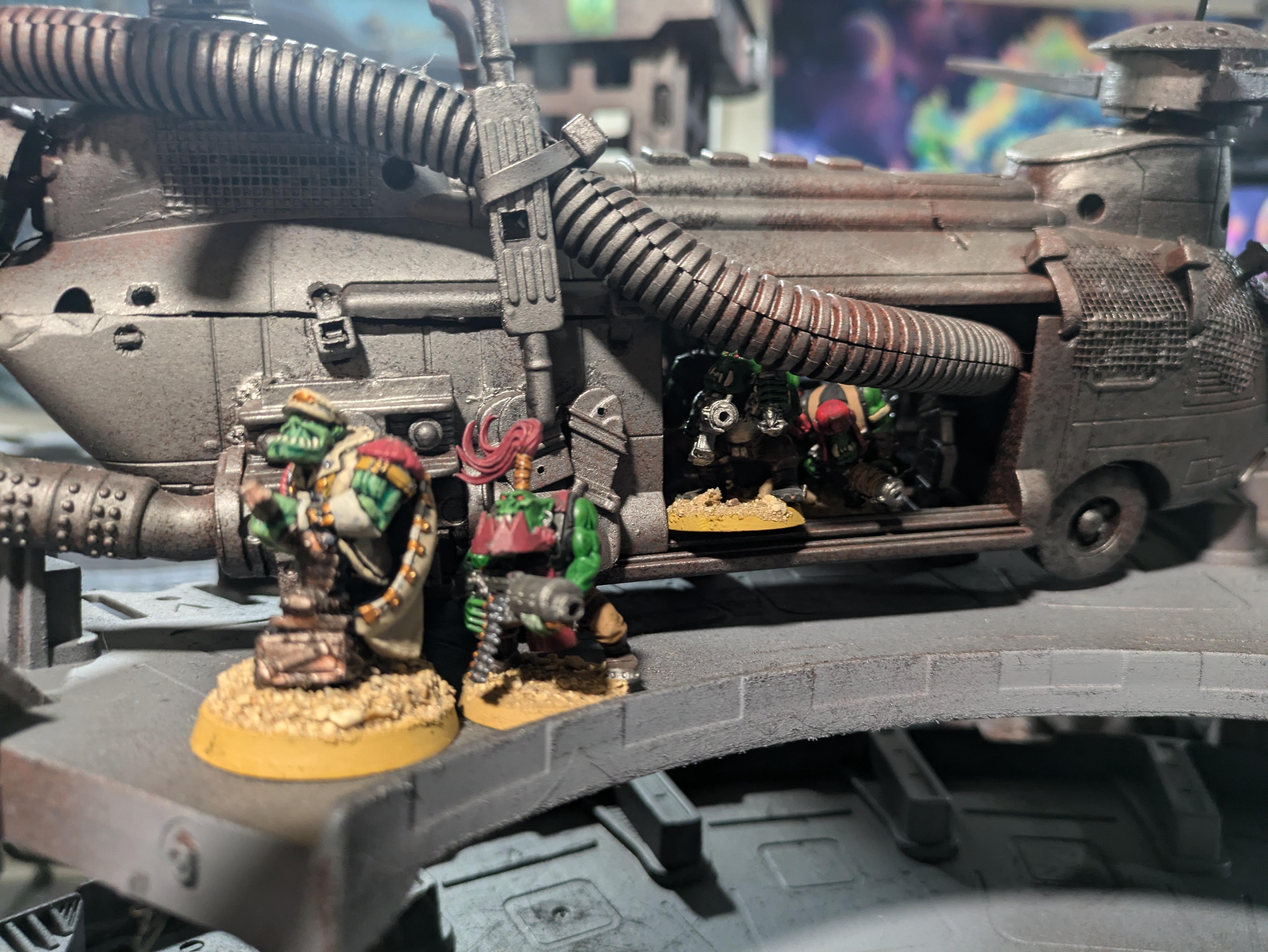 Chinork, Conversion, Converted Kopta, Helicopter, Kitbashed Warkopta, Kopta, Ork Helicopter, Ork Warkopta, War Kopta, War Kopta Conversion, Warkopta, Warkopta Conversion