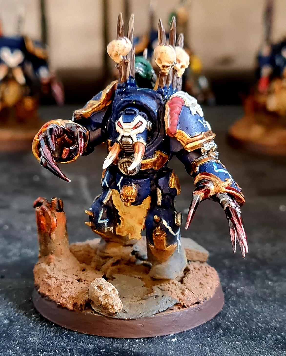 3d Print, Ave Dominus Nox, Casting, Chaos, Chaos Undivided, Conversion, Flayed Skin, Heresy, Heretic Astartes, Infantry, Kitbash, Lightning Claws, Night Lords, Putty, Skull, Terminator Armor, Traitor Legions, Trophy, Warhammer 40,000