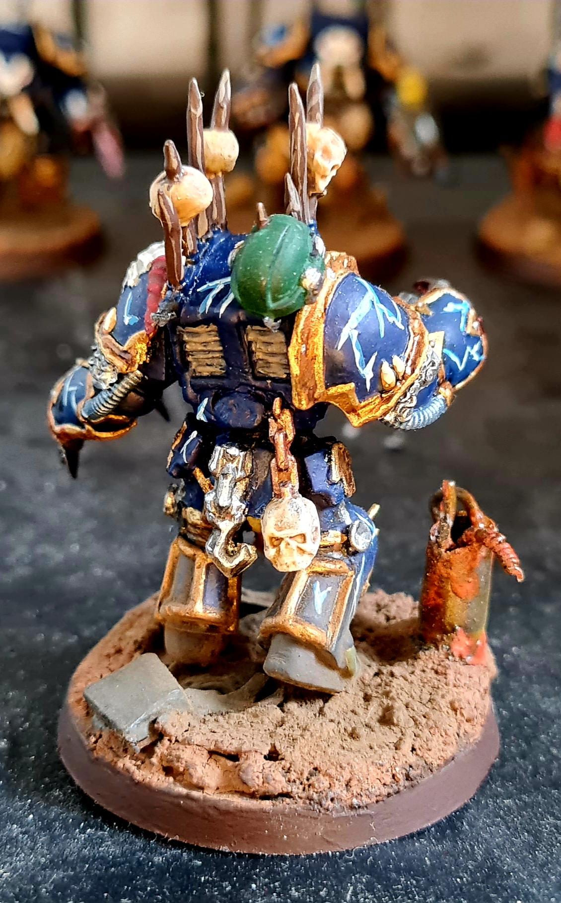 3d Print, Ave Dominus Nox, Casting, Chaos, Chaos Undivided, Conversion, Flayed Skin, Heresy, Heretic Astartes, Infantry, Kitbash, Lightning Claws, Night Lords, Putty, Skull, Terminator Armor, Traitor Legions, Trophy, Warhammer 40,000