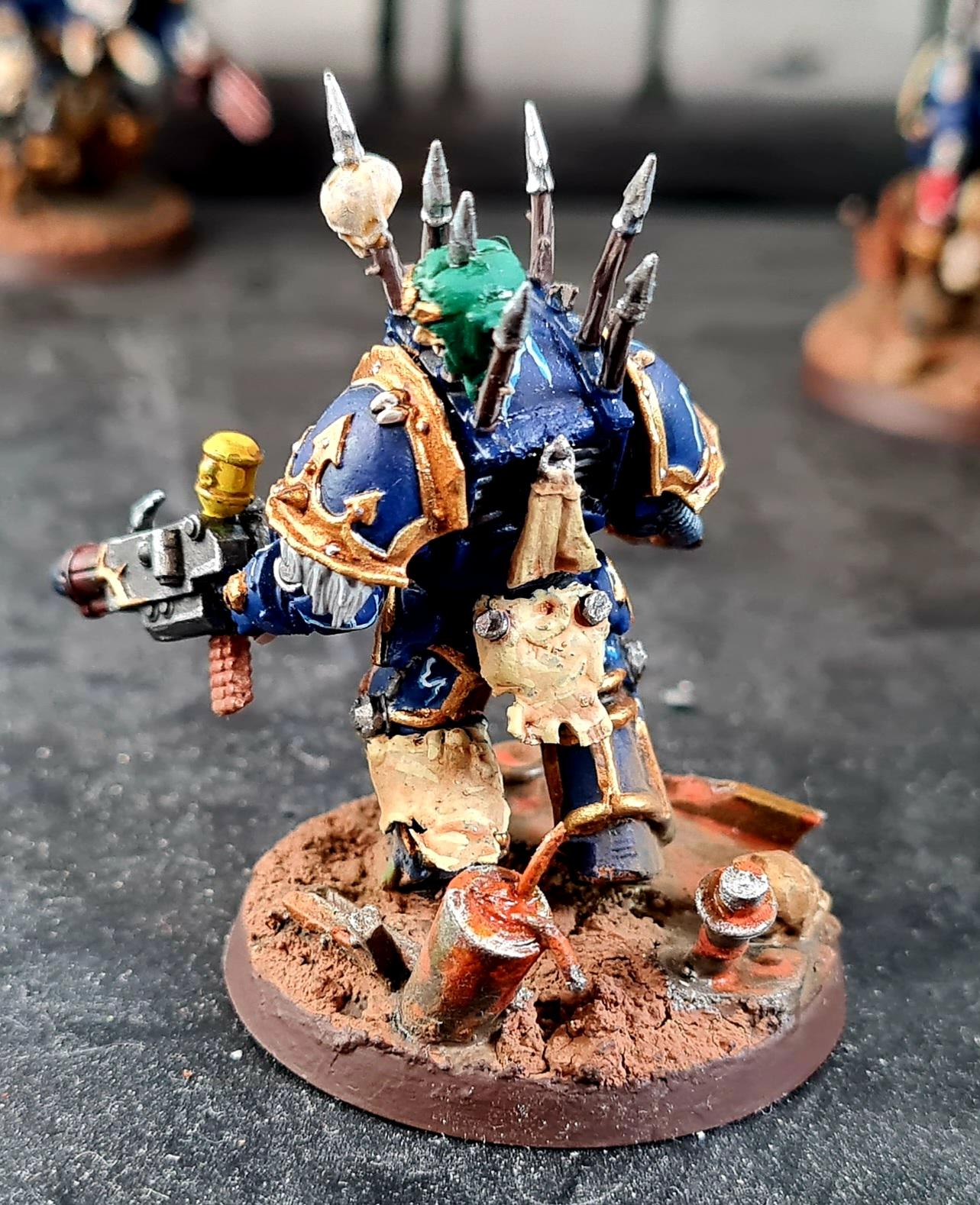 3d Print, Ave Dominus Nox, Casting, Chain Fist, Chaos, Chaos Undivided, Combiweapon, Conversion, Flayed Skin, Heresy, Heretic Astartes, Infantry, Kitbash, Night Lords, Putty, Skull, Terminator Armor, Traitor Legions, Trophy, Warhammer 40,000