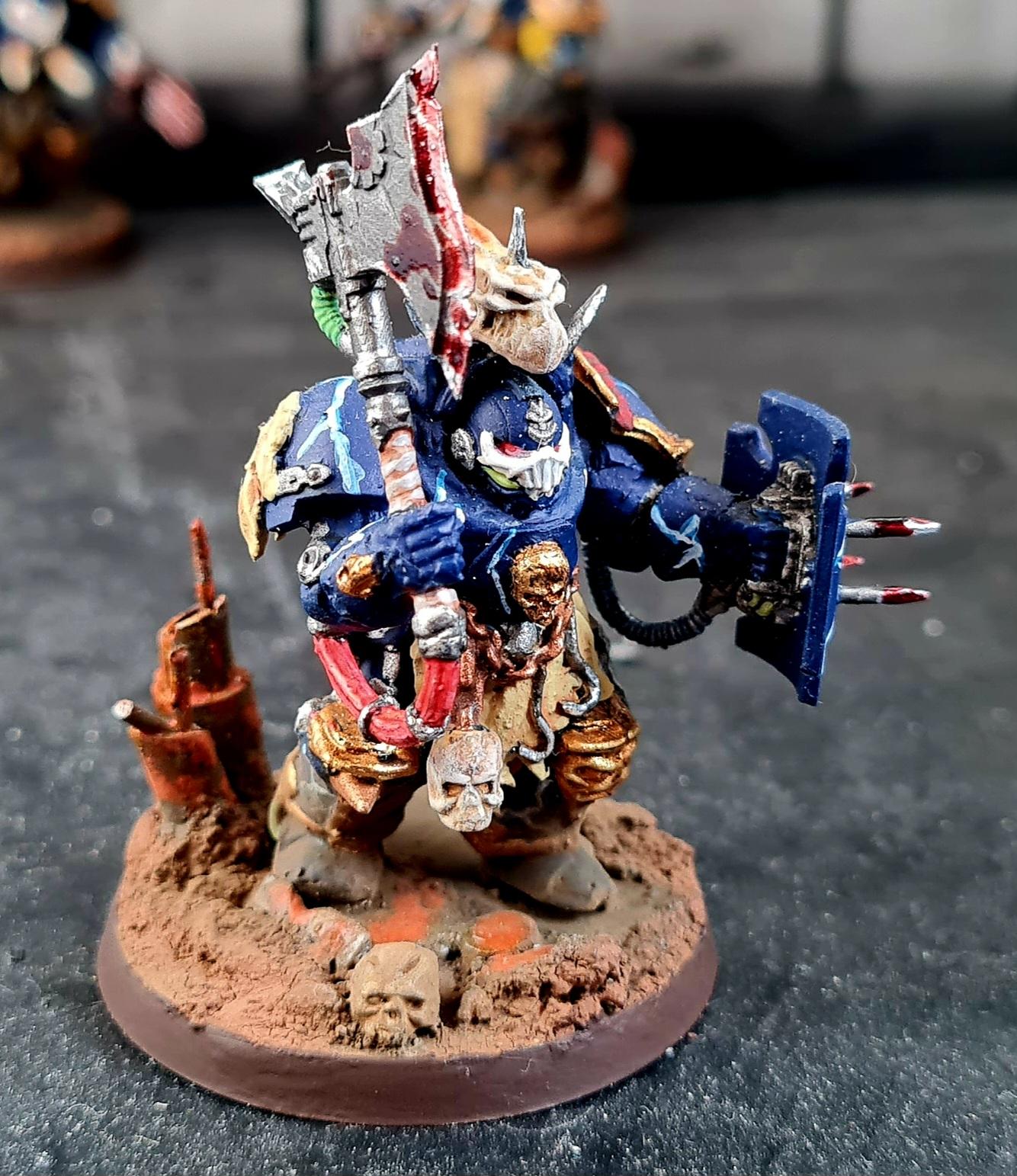 3d Print, Ave Dominus Nox, Casting, Chaos, Chaos Undivided, Conversion, Flayed Skin, Heresy, Heretic Astartes, Infantry, Kitbash, Night Lords, Power Axe, Putty, Skull, Storm Shield, Terminator Armor, Traitor Legions, Trophy, Warhammer 40,000