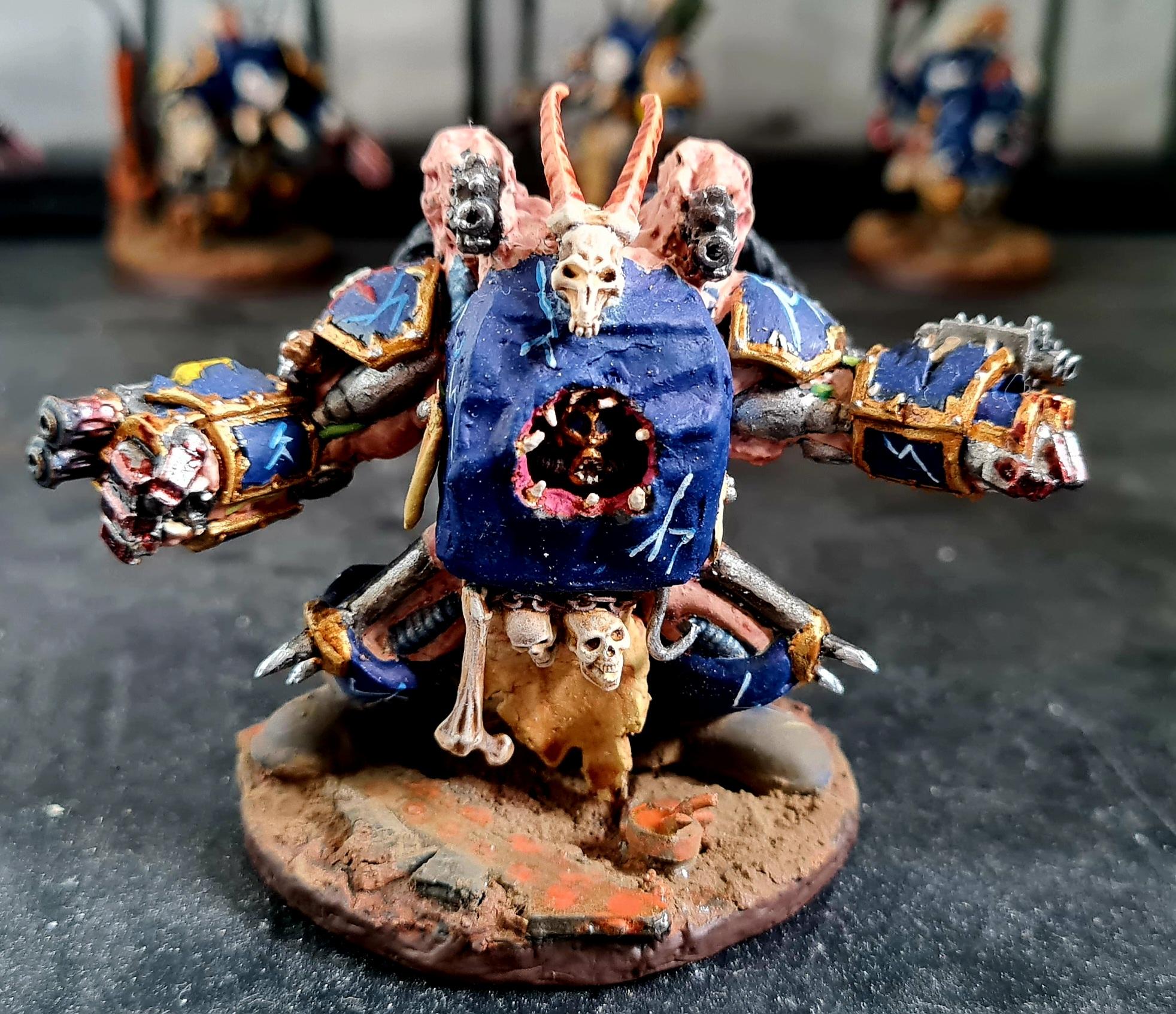 Ave Dominus Nox, Chaos, Chaos Undivided, Conversion, Flayed Skin, Heresy, Heretic Astartes, Infantry, Kitbash, Night Lords, Obliterators, Putty, Scratch Build, Sculpting, Skull, Technolog, Tehnolog, Traitor Legions, Trophy, Warhammer 40,000