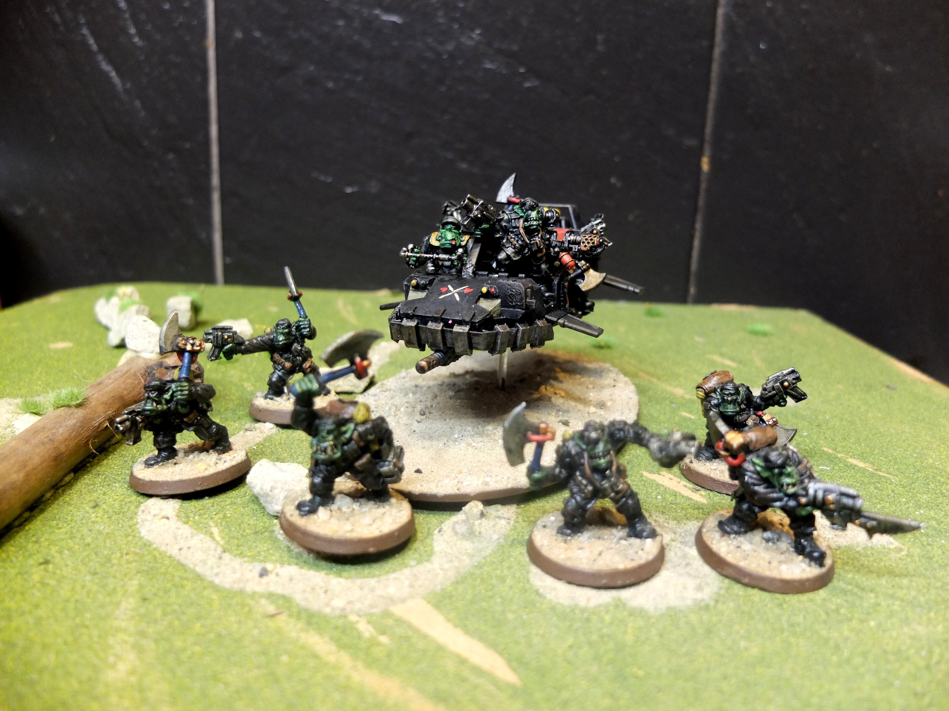 Chinork, Conversion, Counts As, Deff Dread, Deffkilla Wartrike, Kommandos, Land Speeder, Orks, Taktikal Brigade, Warhammer 40,000