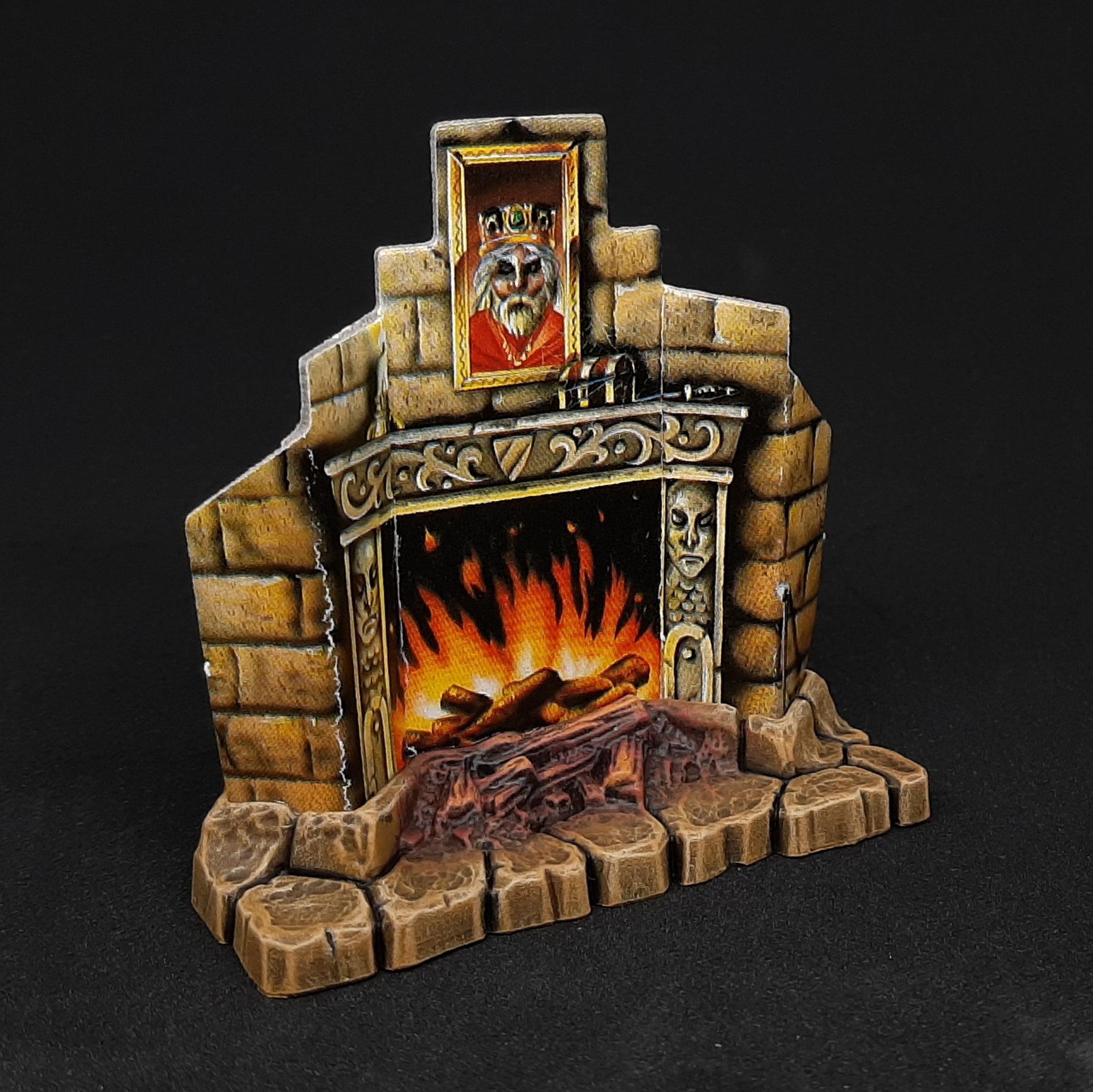 Board, Classic, Dragon, Dungeons, Dungeons And Dragons, Fireplace, Furniture, Game, Gaming, Heroquest, Retro, Rpg