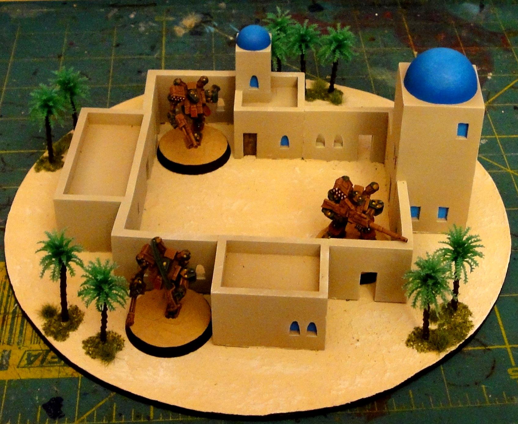 Desert, Heavy Gear, Middle East, Scratch Build, Terrain
