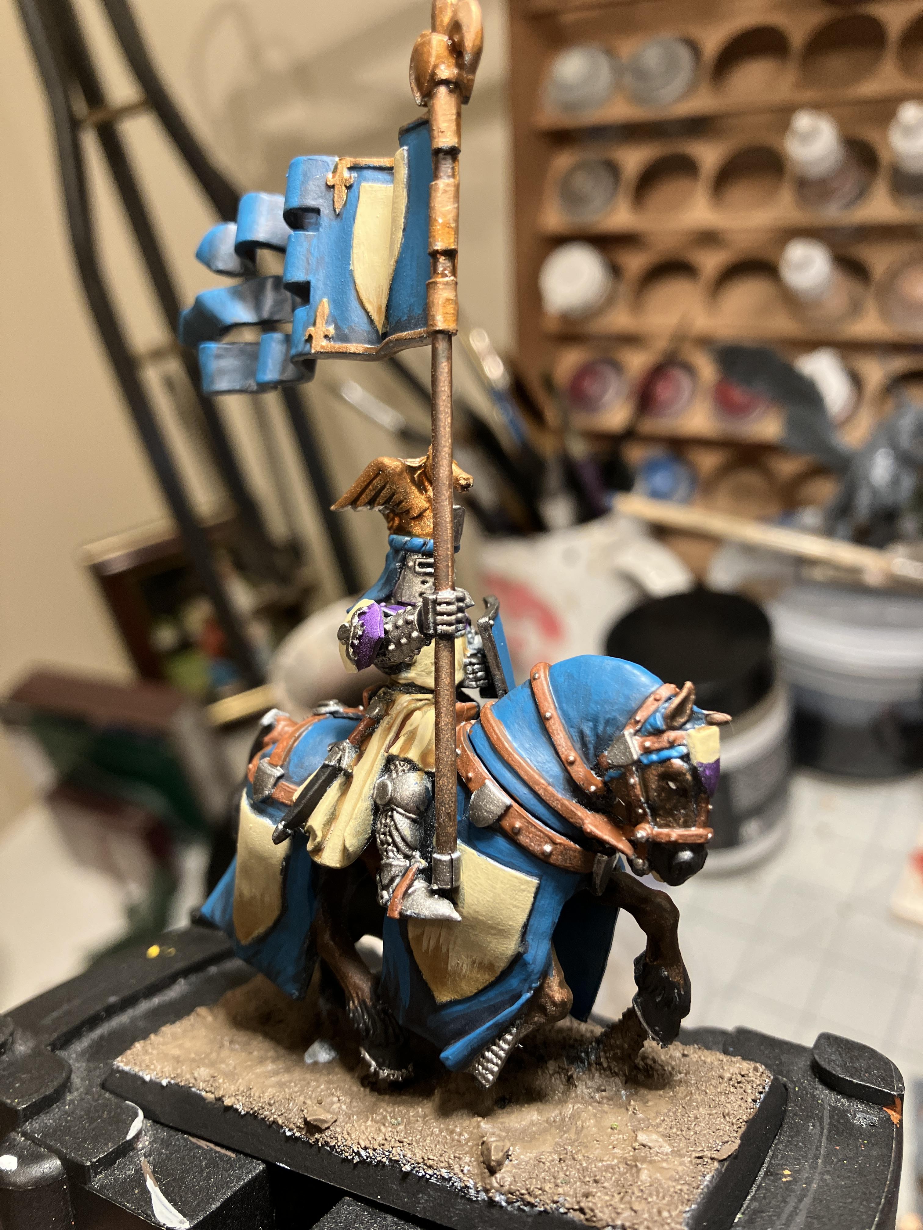 Bannerman, Bretonnians, Knights, Knights Of The Realm, The Old World, Warhammer Fantasy