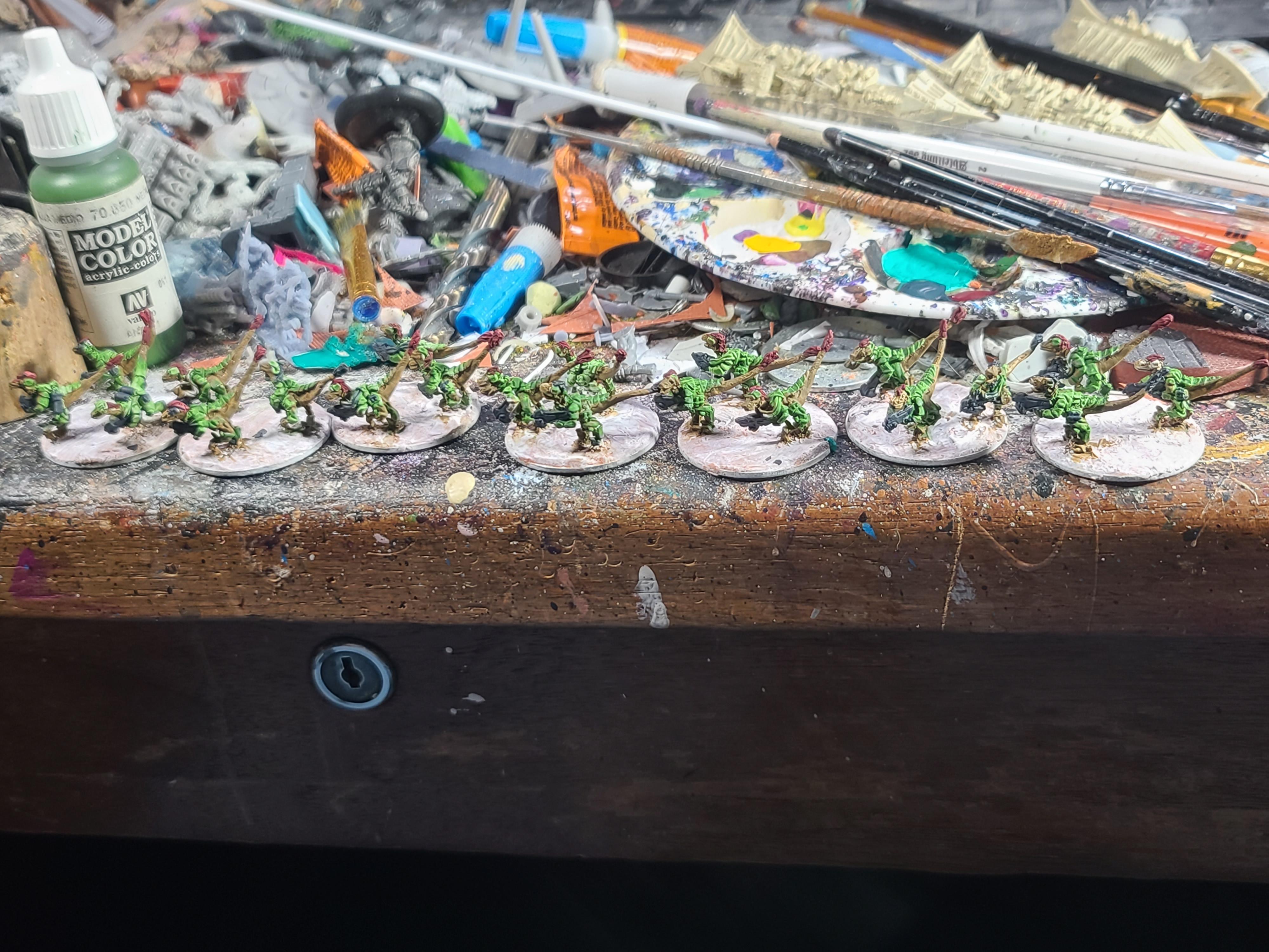 15mm, Dinosaurs, Laser Raptors, Loud Ninja Games, Metal