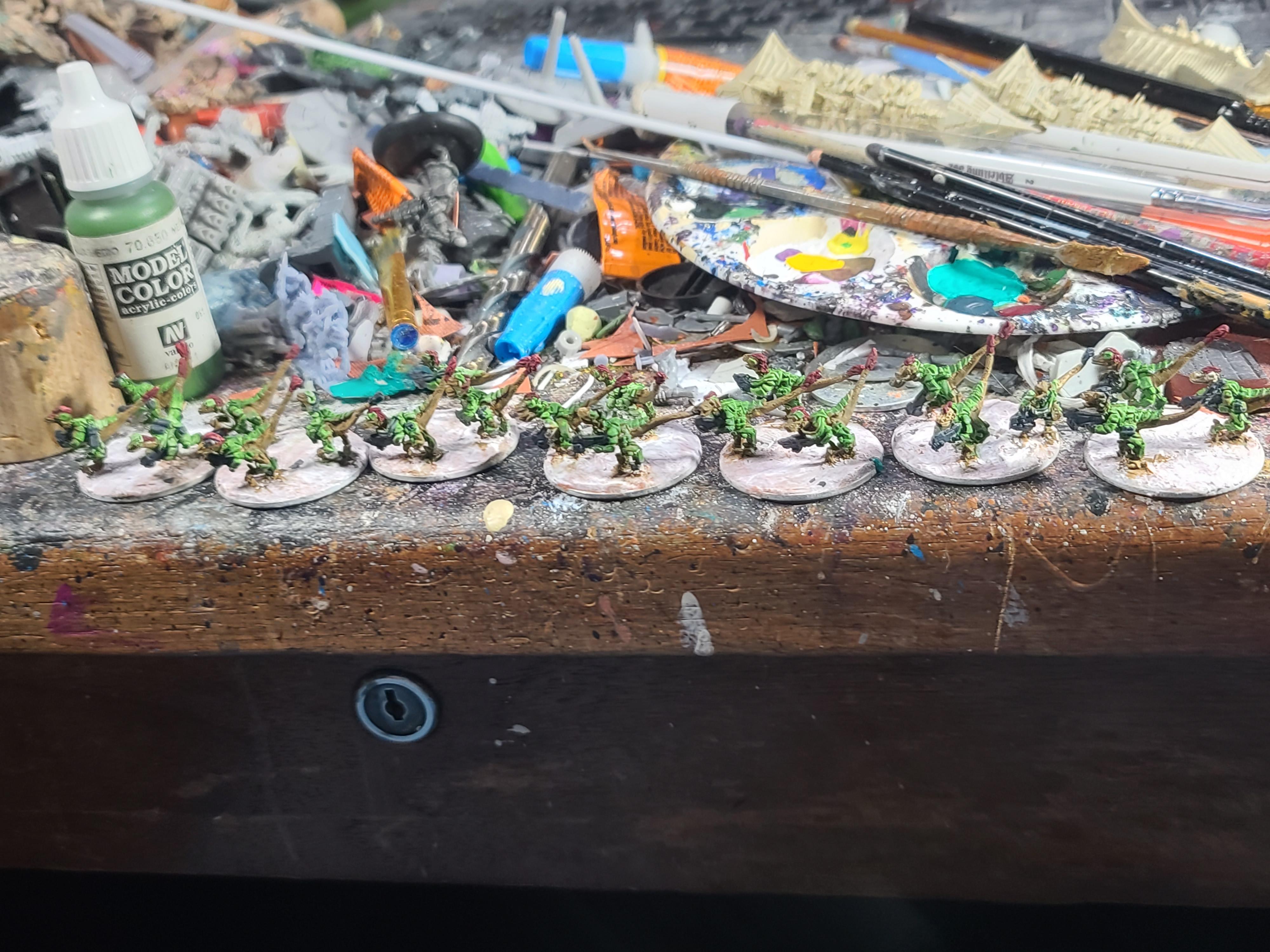 15mm, Dinosaurs, Laser Raptors, Loud Ninja Games, Metal