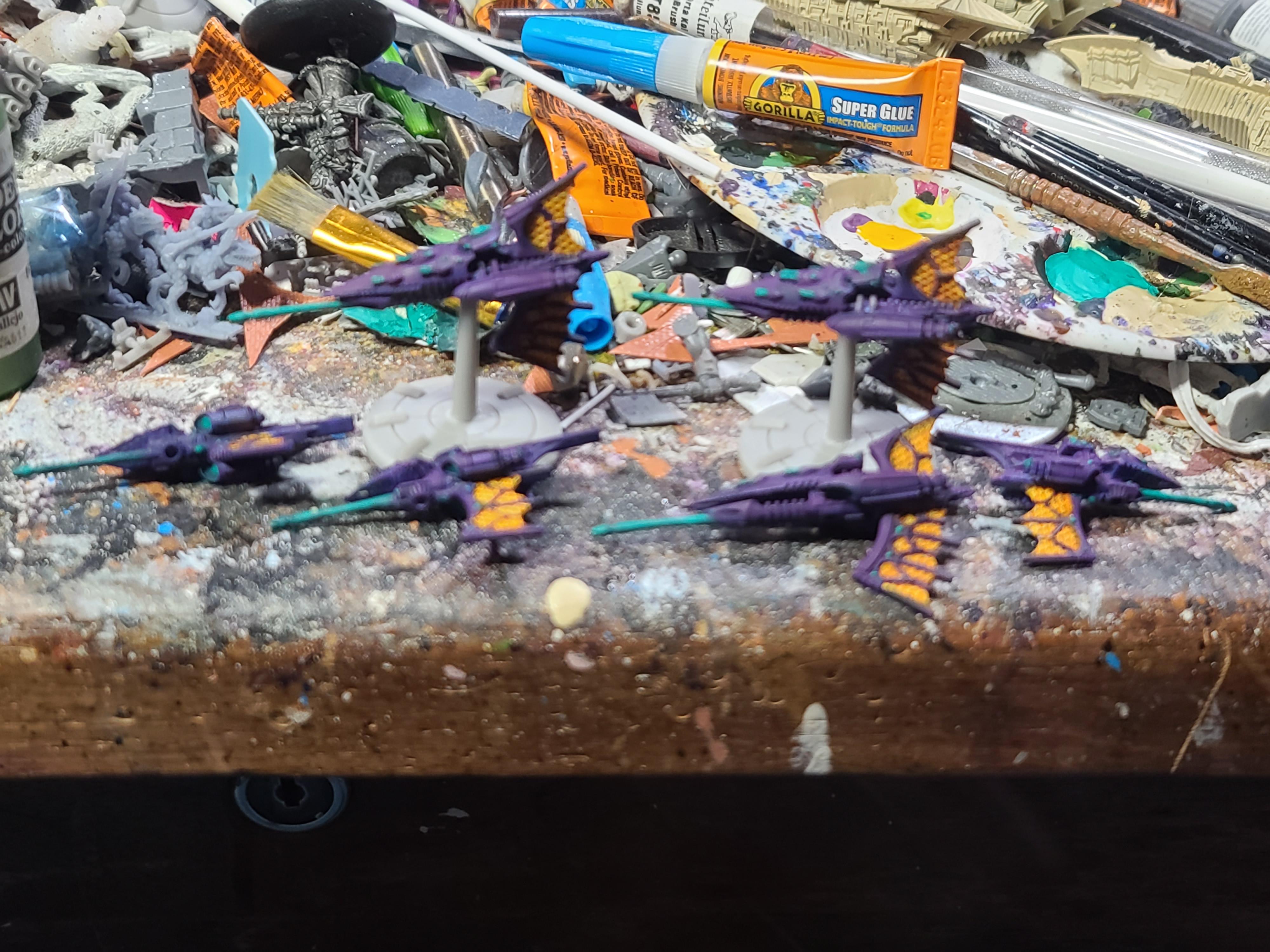 Battlefleet Gothic, Eldar, Escort, Hellebore, Hemlock