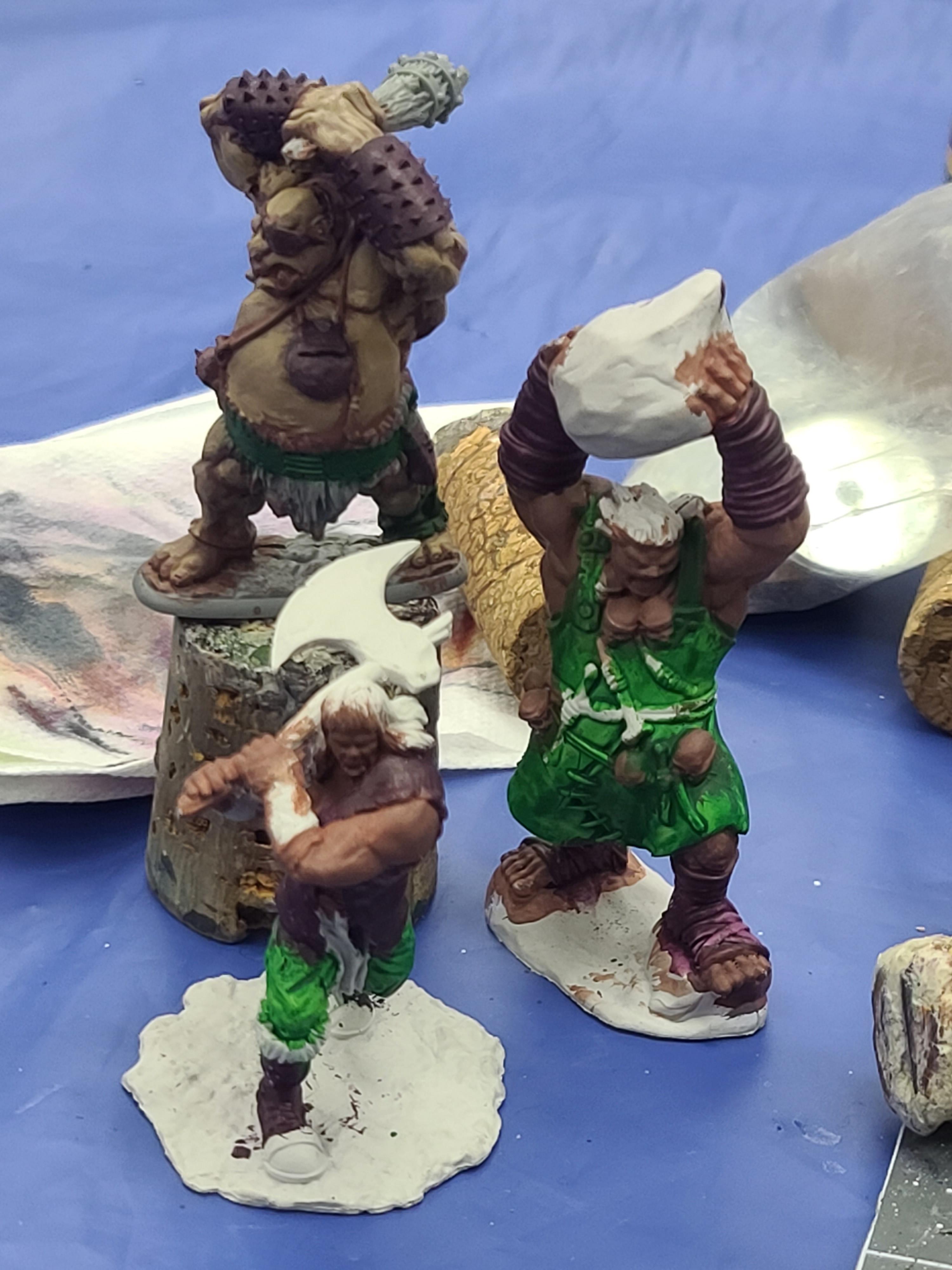 Deep Cuts Miniatures, Dungeons And Dragons, Ogres, Reaper Miniatures