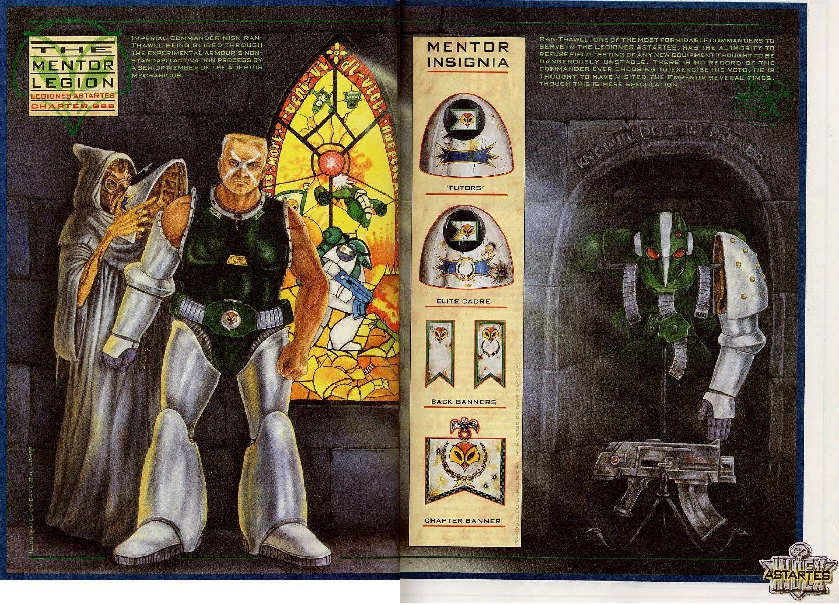 Artwork, Mentor Legion, Oldhammer, Rogue Trader, Space Marines