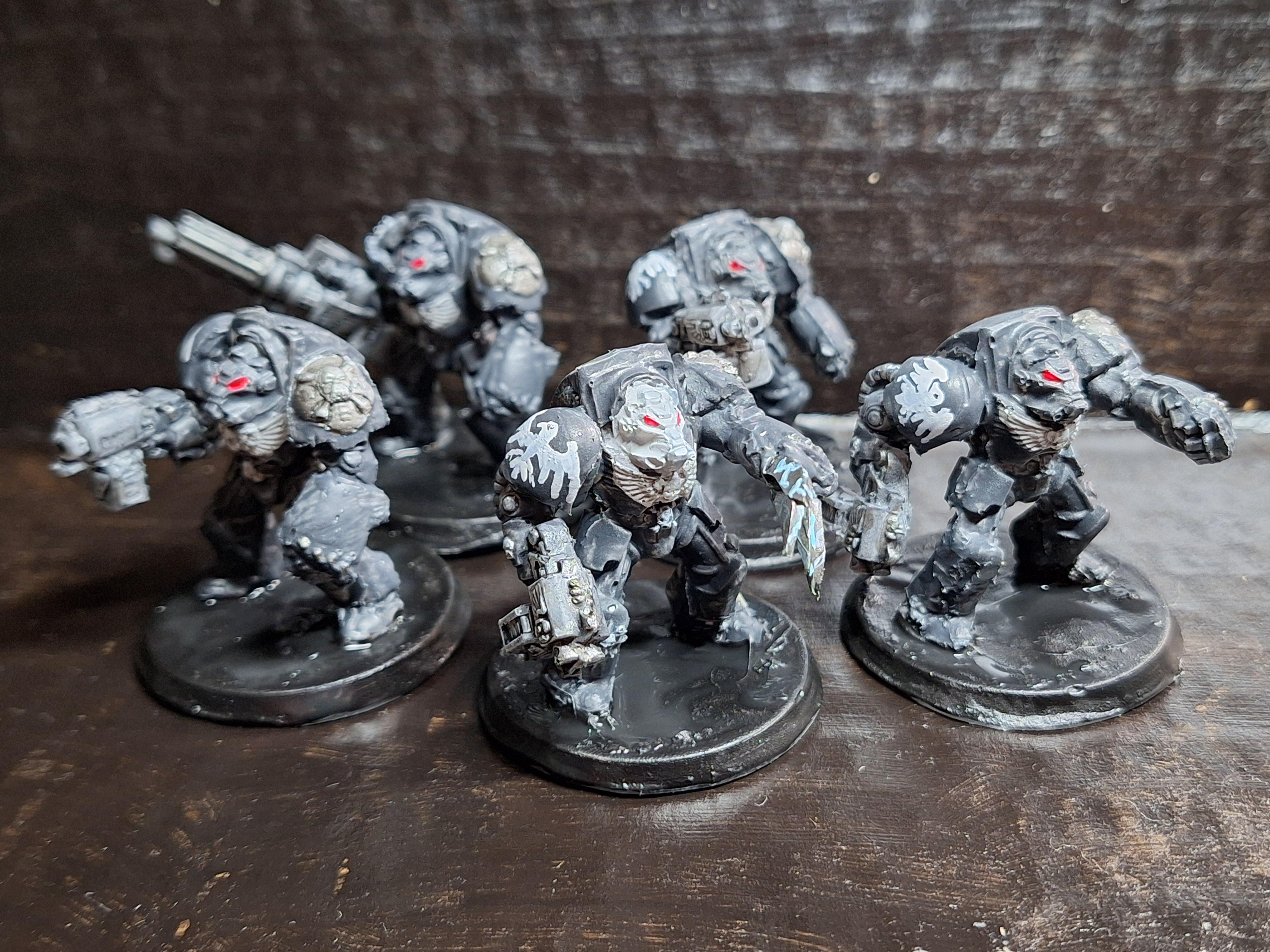 Raven Guard, Space, Space Marines, Terminator Squad, Warhammer 40,000, Warhammer Fantasy