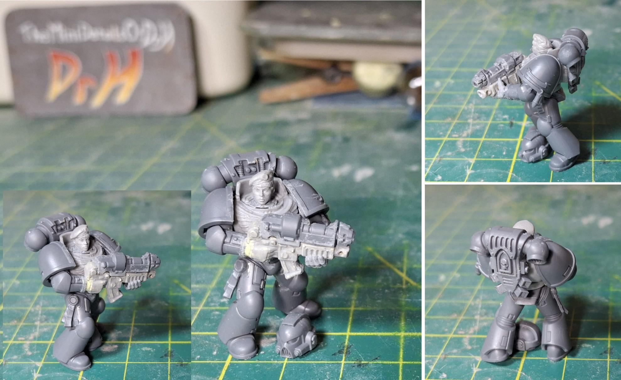 Female Space Marine wip